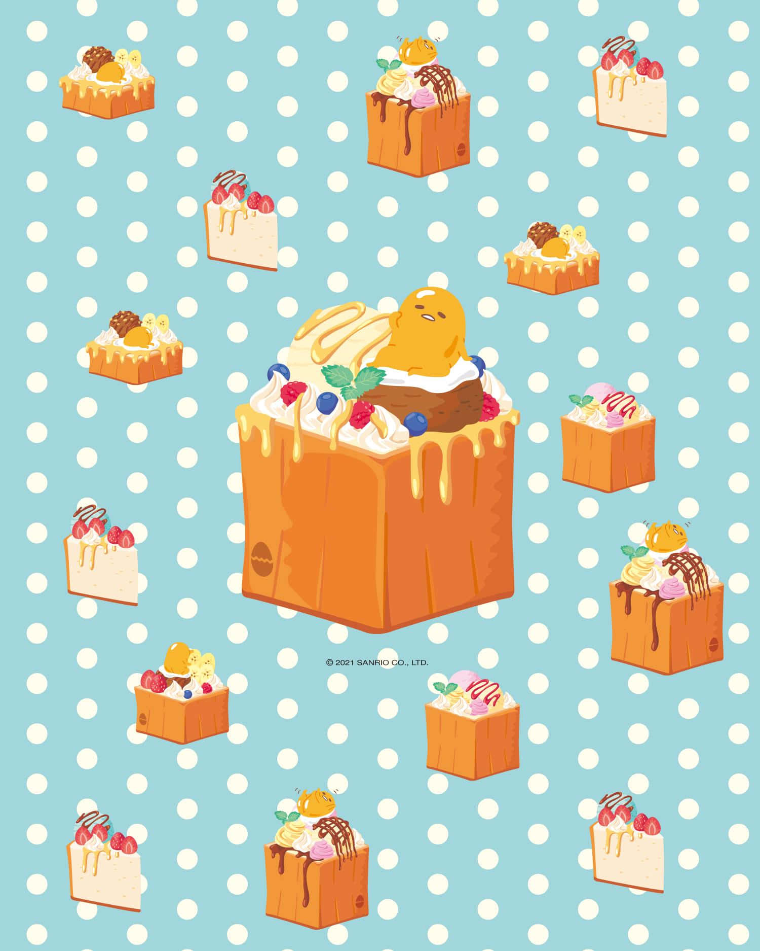 Dagdagan ang Gudetama sa iyong buhay gamit ang ultimate Gudetama Phone. Wallpaper