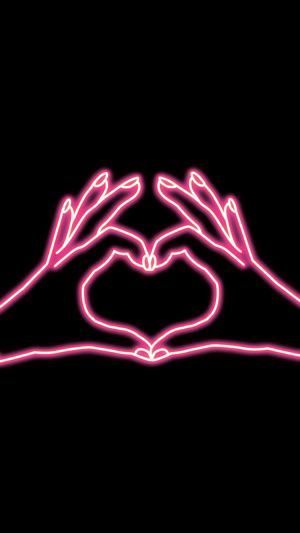 Dagdagan ang sigla ng iyong mundo gamit ang Neon Pink Aesthetic Wallpaper