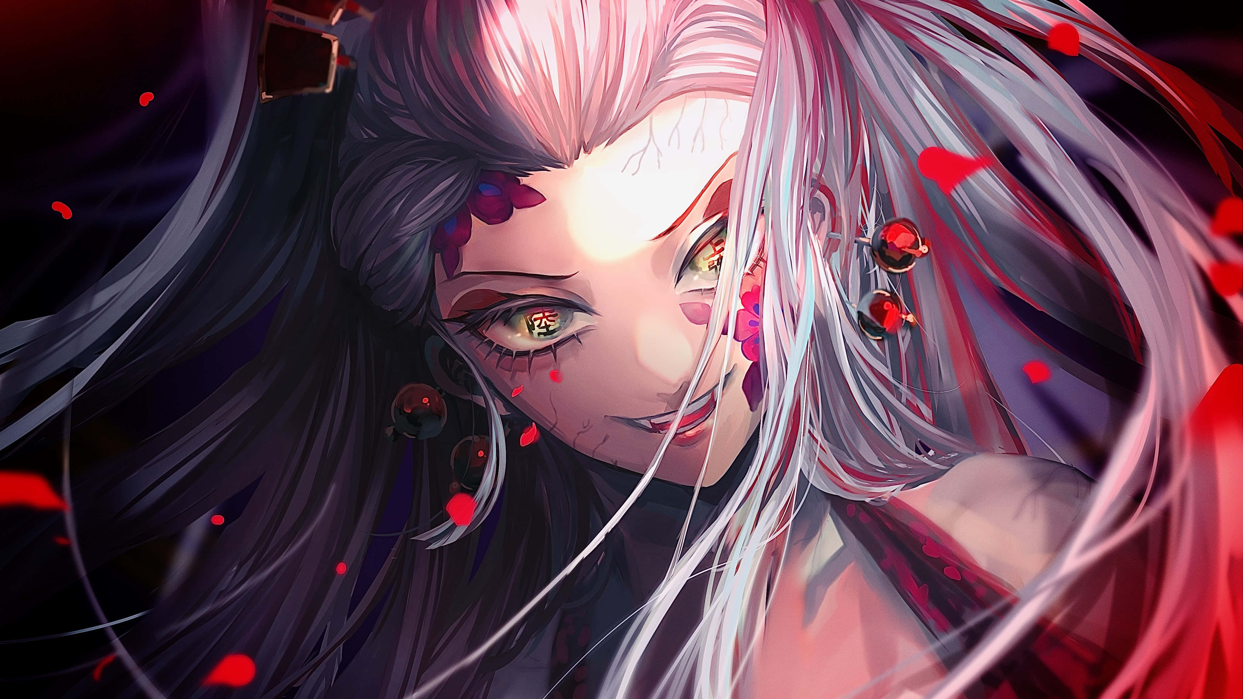 Daki Demon Slayer Malapitan Wallpaper