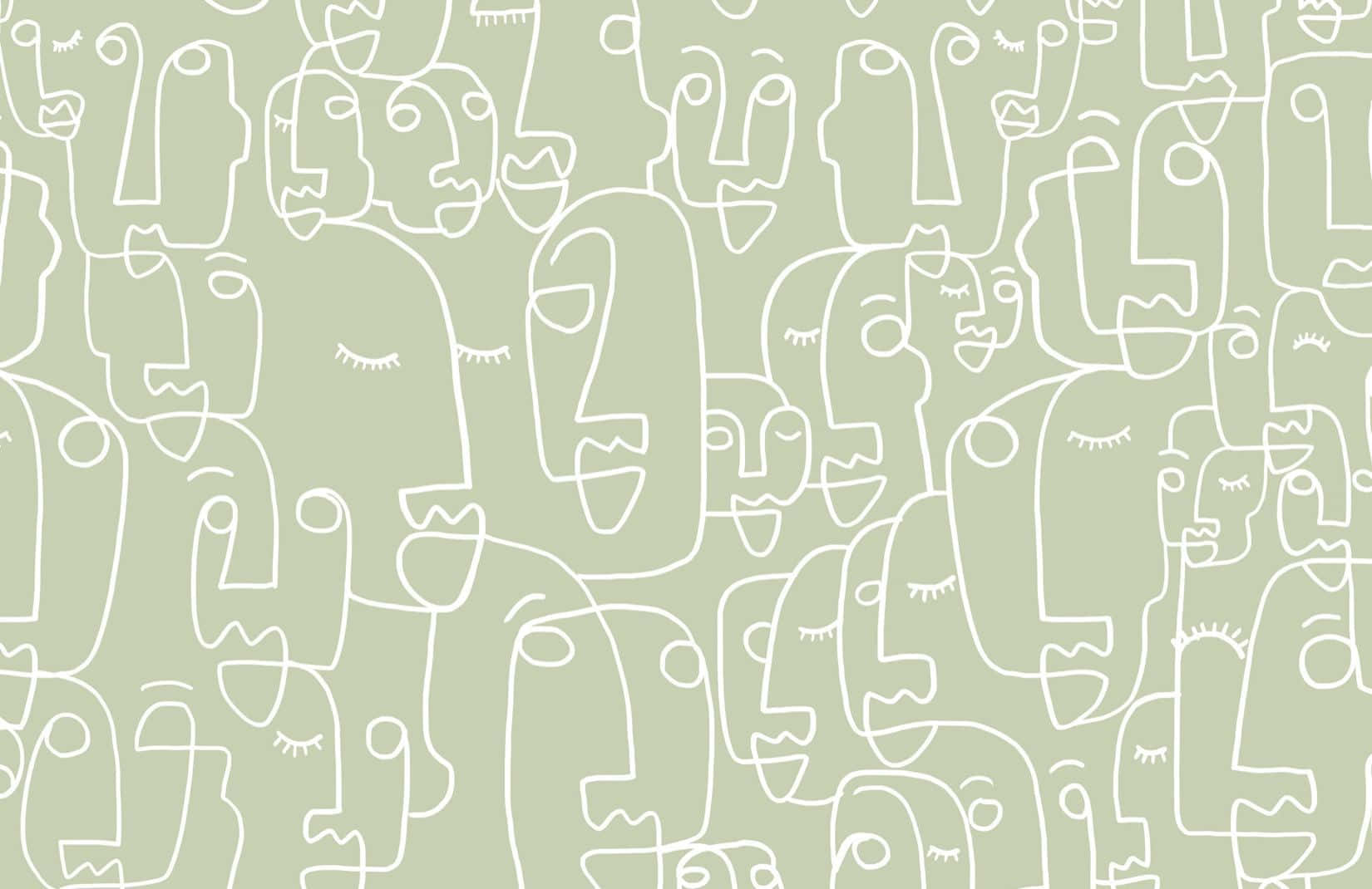 Dala ang katahimikan at kapayapaan sa iyong tahanan gamit ang sage green aesthetic na ito Wallpaper
