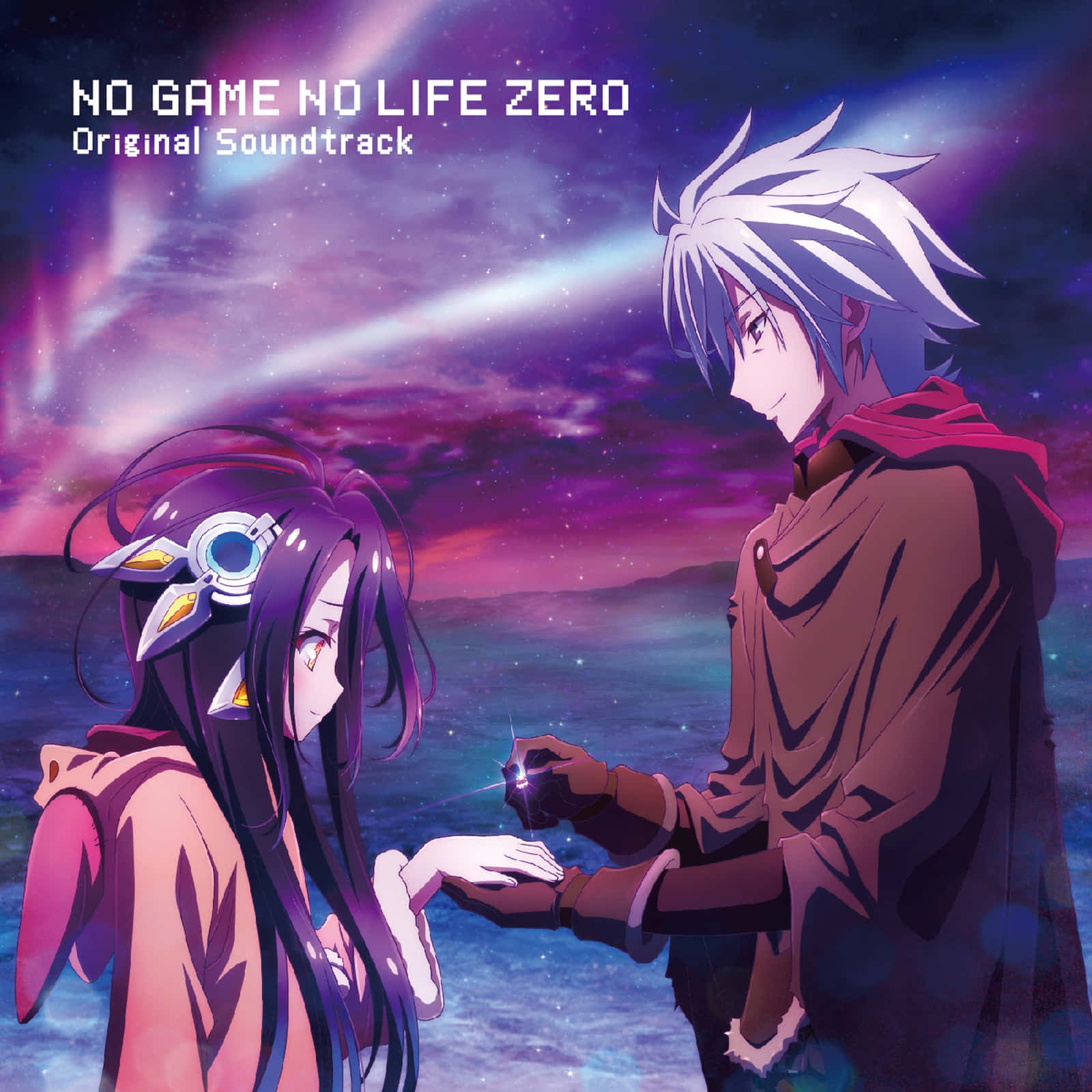 Dalawang Diyos na Namamahala sa Sansinukob – Sora at Shiro mula sa No Game No Life Wallpaper