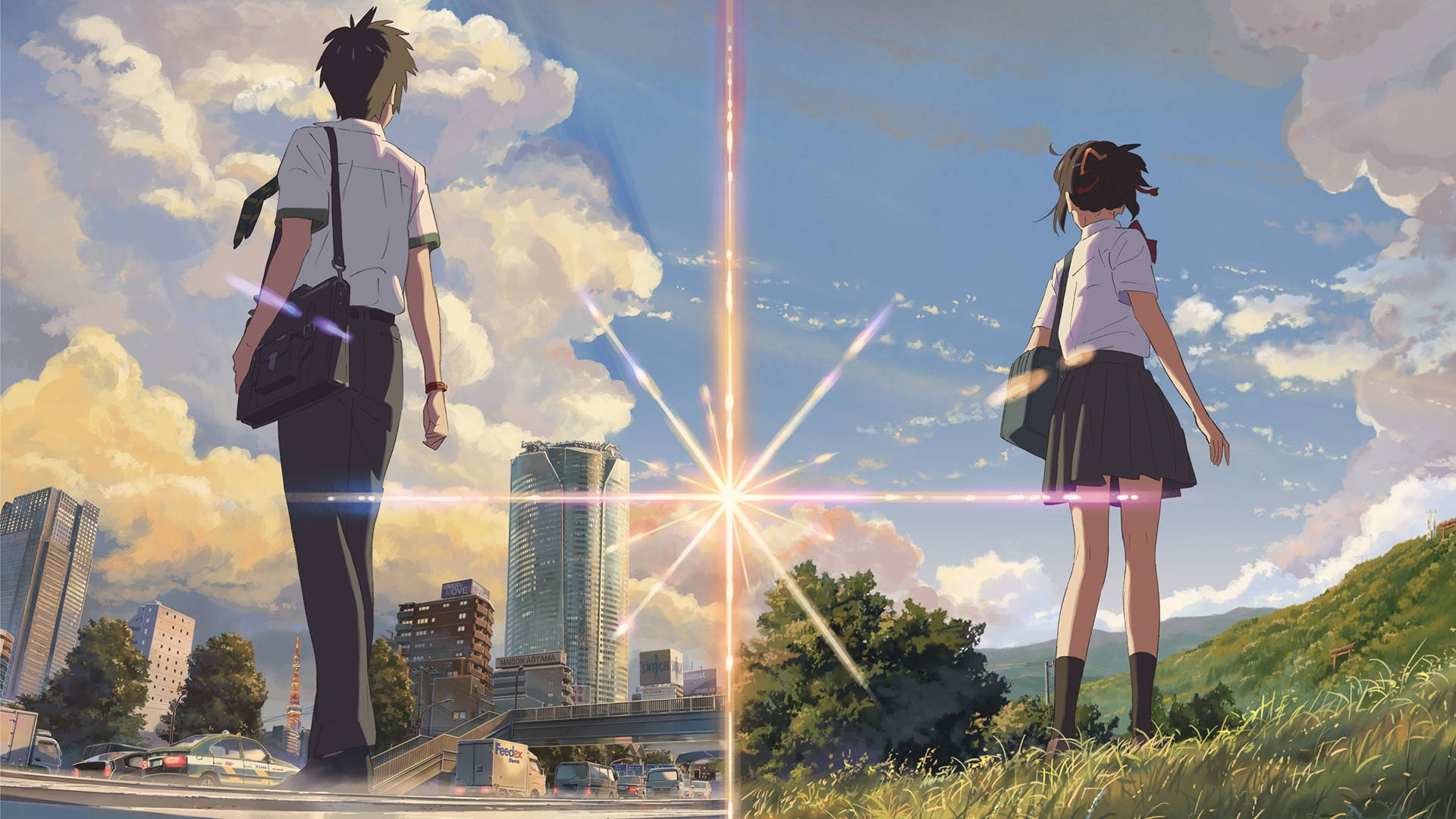 Dalawang Mundo Your Name Anime 2016 Wallpaper