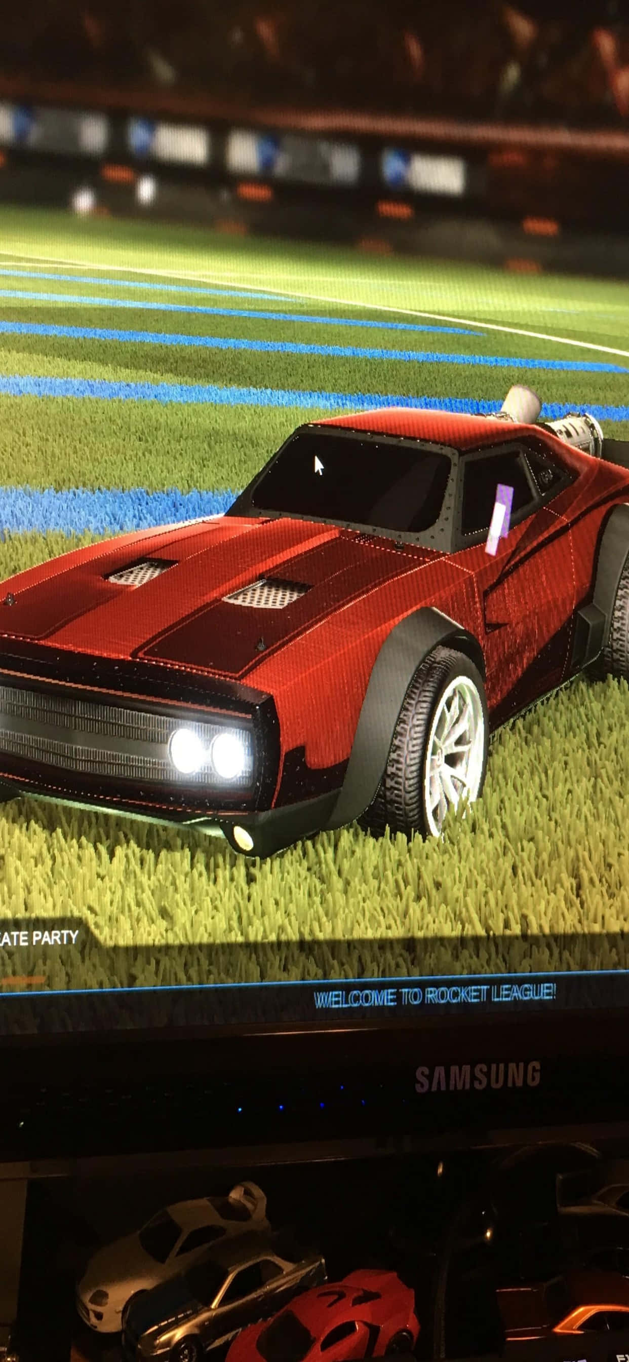 Dalhin ang Iyong Rocket League Skills sa Bagong Taas kasama ang iPhone Xs Max Wallpaper