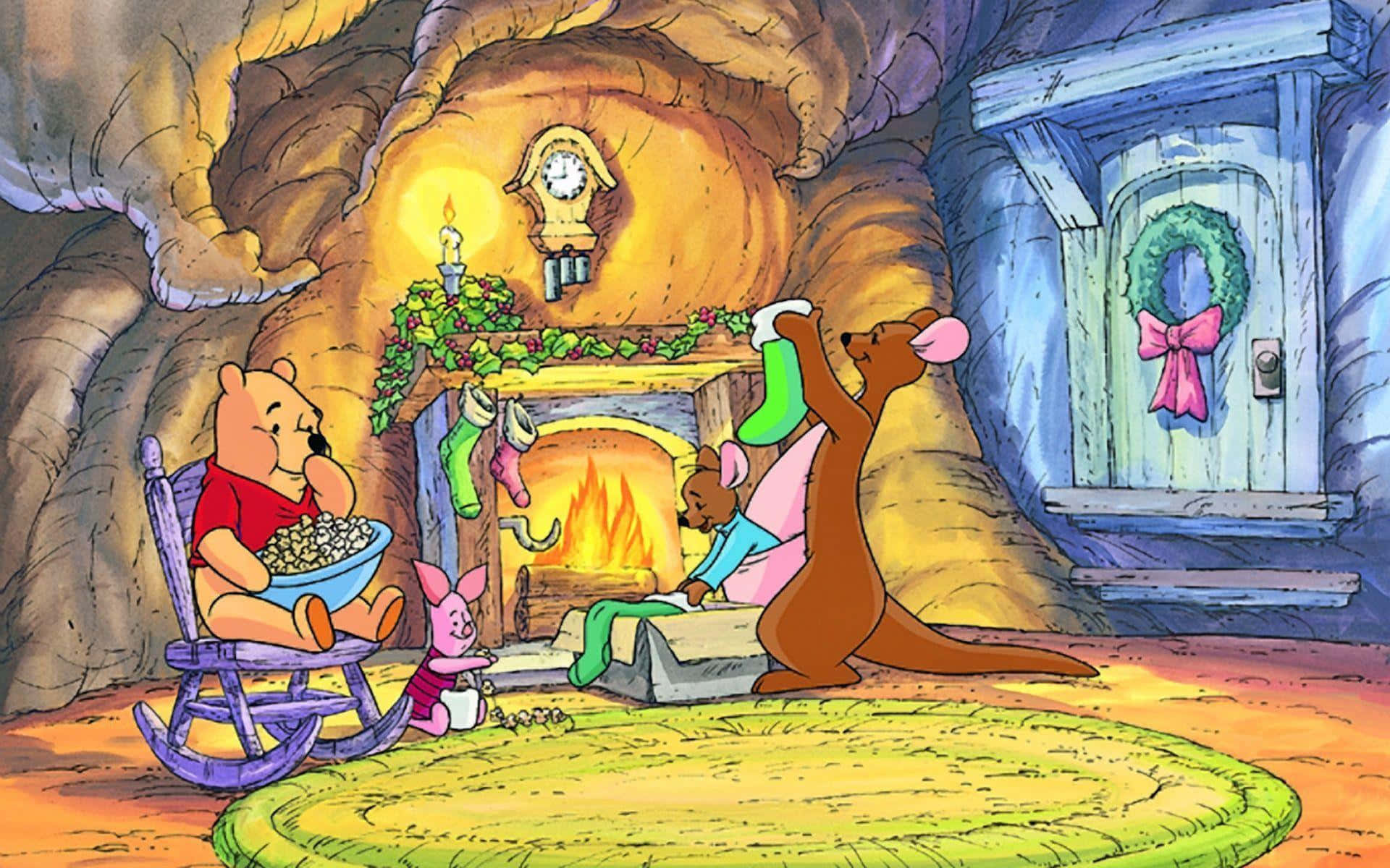 Dalhin ang Saya ng Pasko sa Tahanan gamit ang Disney Christmas Traditions Wallpaper