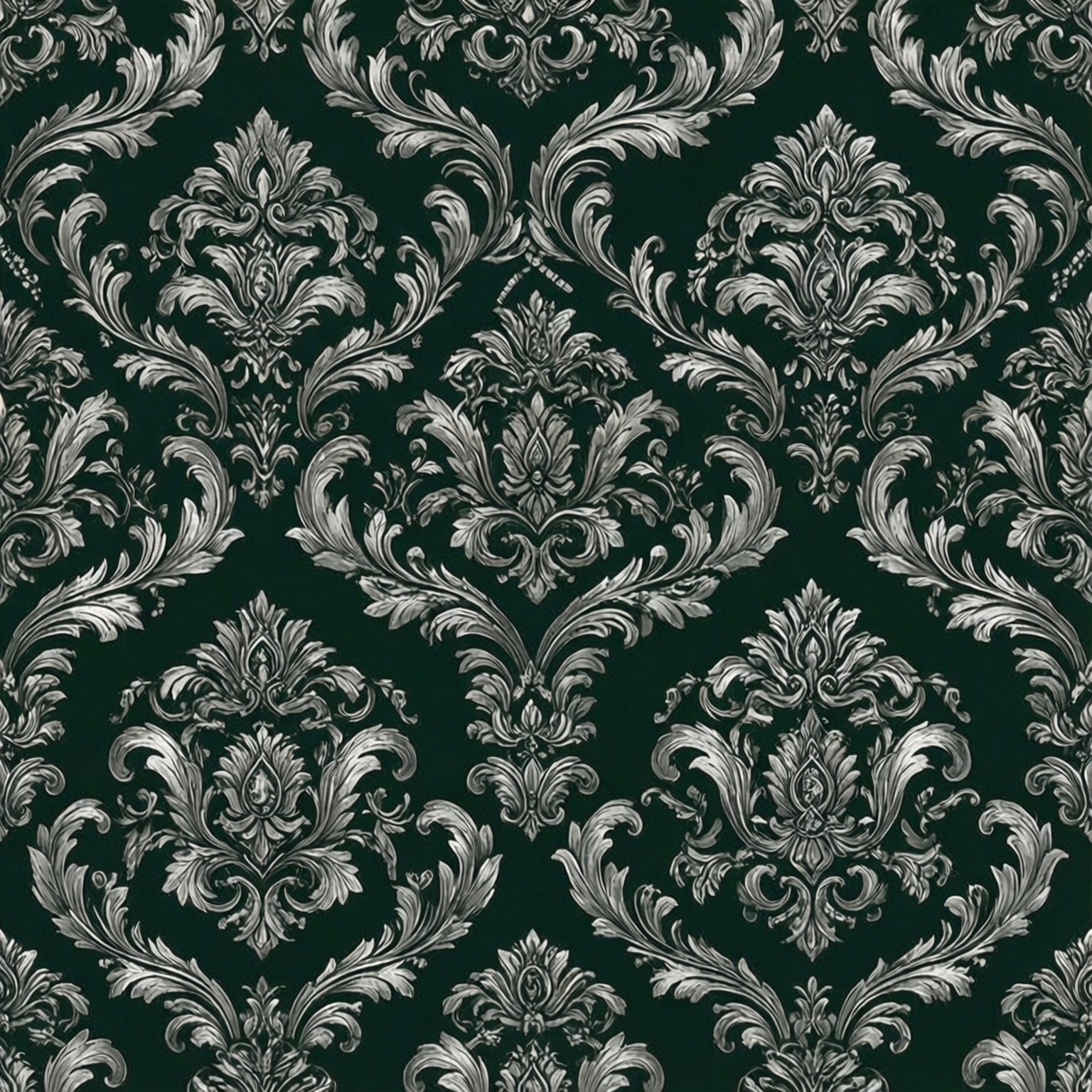 Damaskong Berde Pilak Wallpaper
