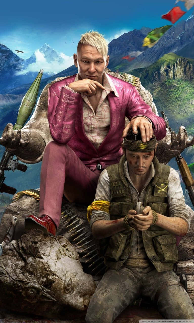 Damhin ang kilig ng Far Cry 3 sa iyong iPhone Xs Wallpaper