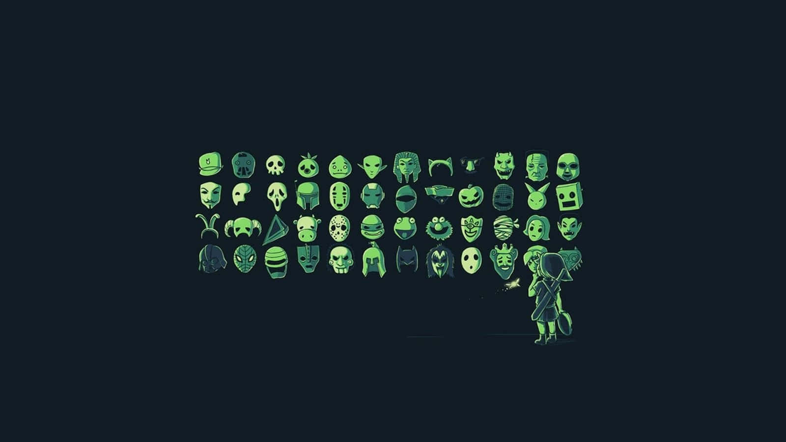 Dark Green Aesthetic: Nakakabighaning Vibes ng Kalikasan Wallpaper