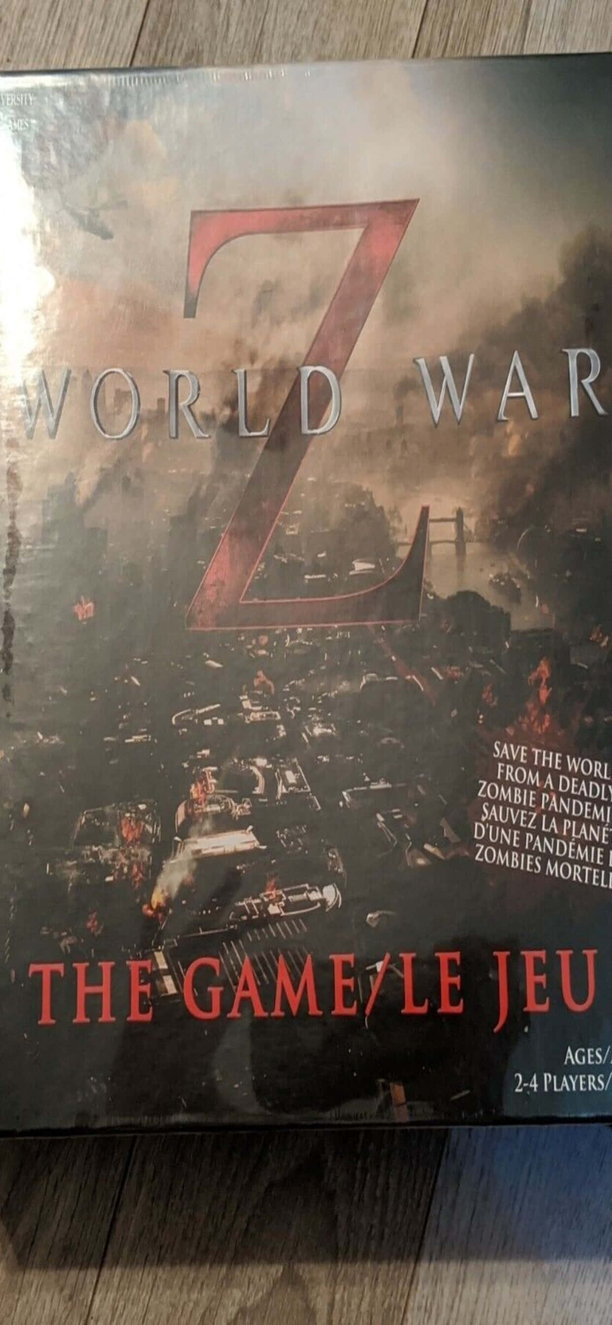 Madilim na Imahe ng World War Z Scene sa iPhone XS Max Screen Wallpaper