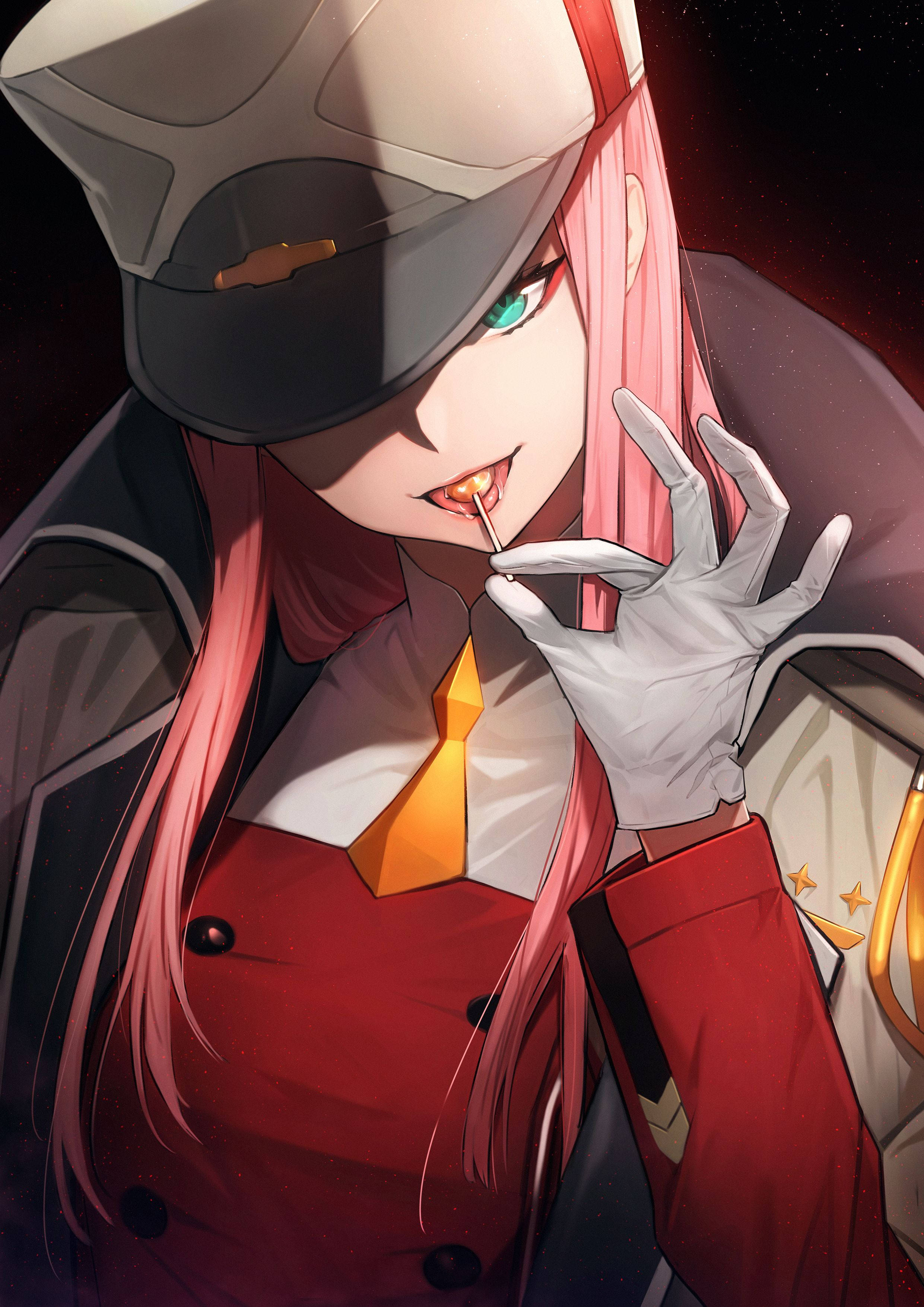 Darling in the Fränkish Red Wallpaper