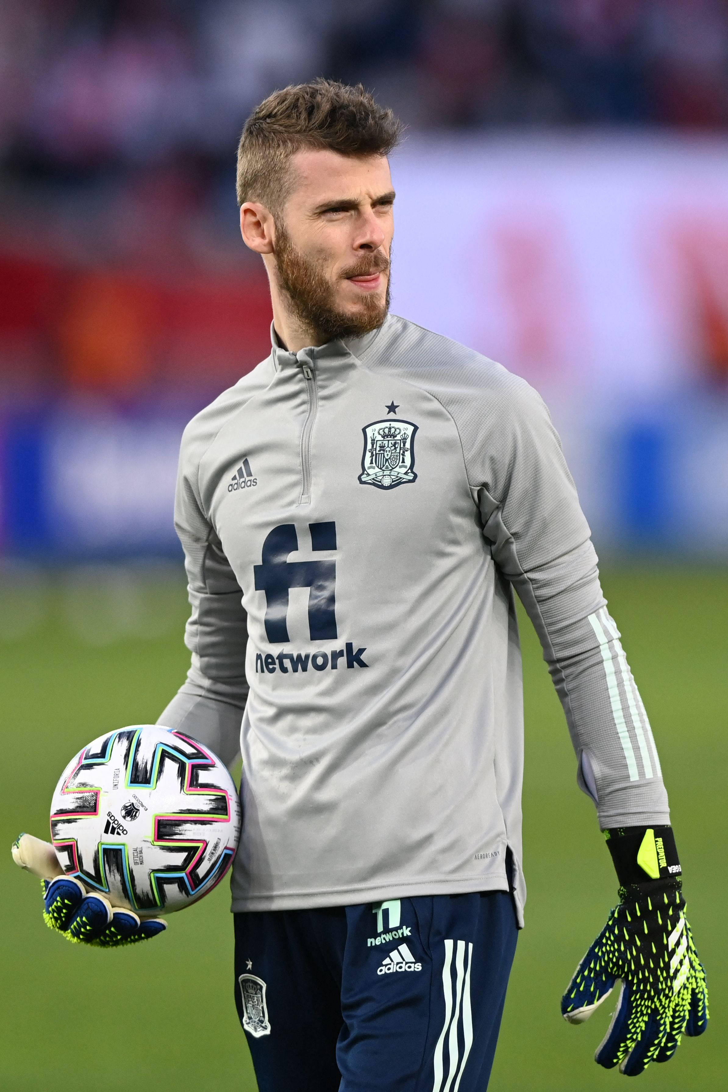 David De Gea sa Gray Spanish Kit Wallpaper