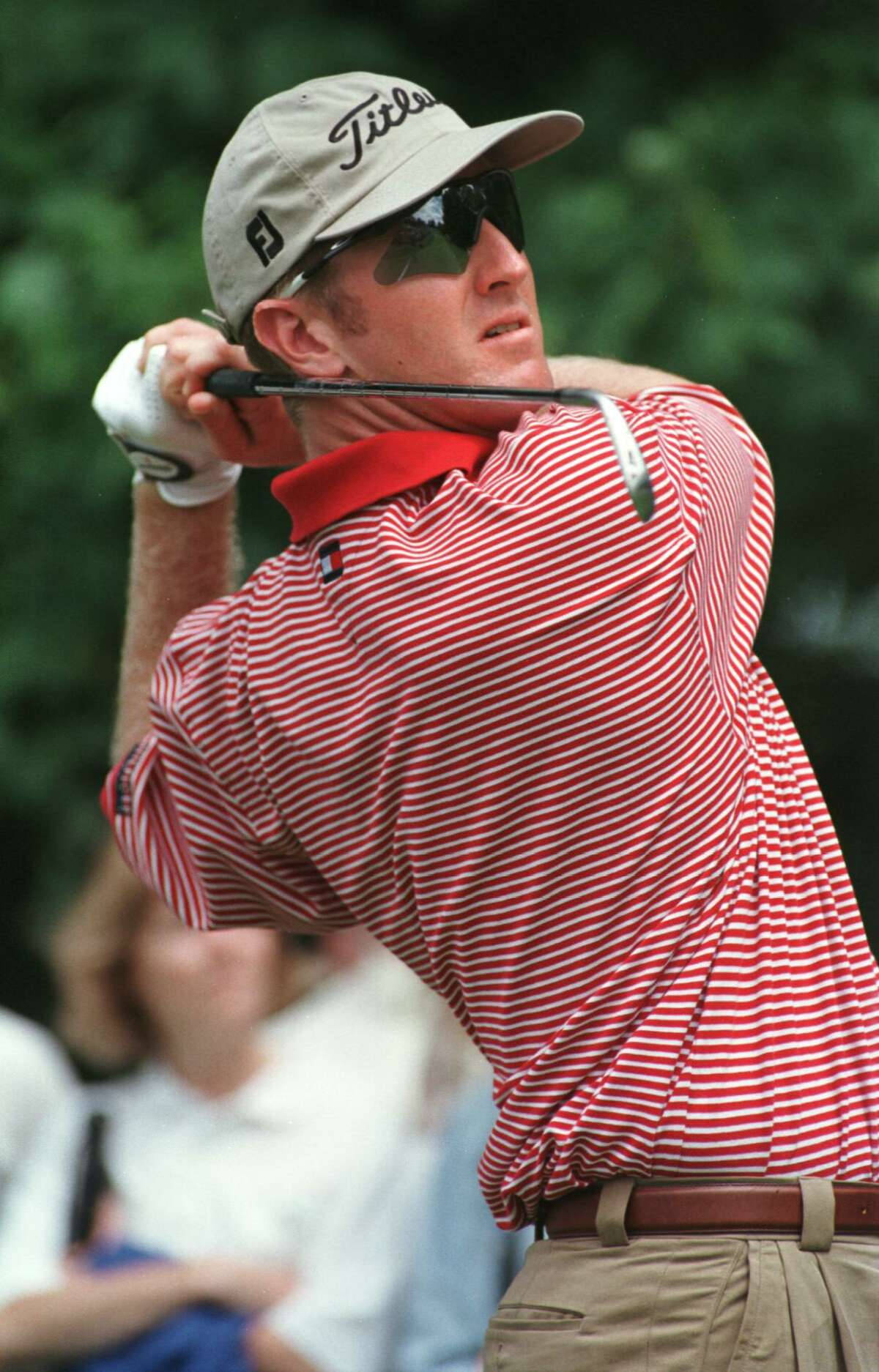David Duval Sa Red Striped Shirt Wallpaper