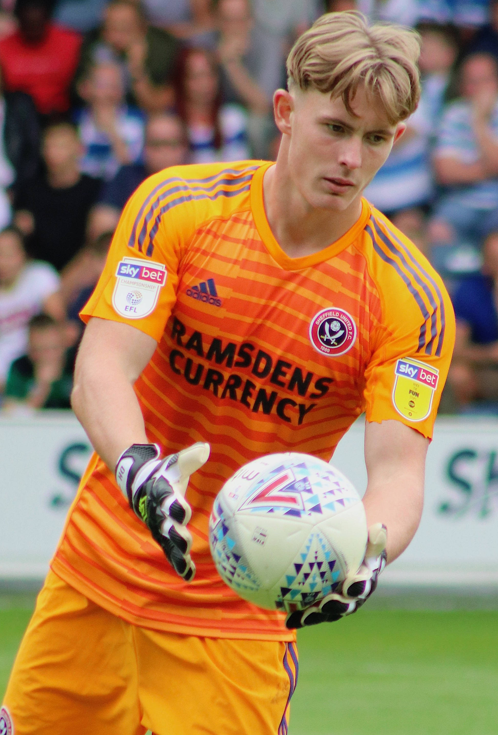 Dean Henderson na Sumasalo ng Bola Wallpaper
