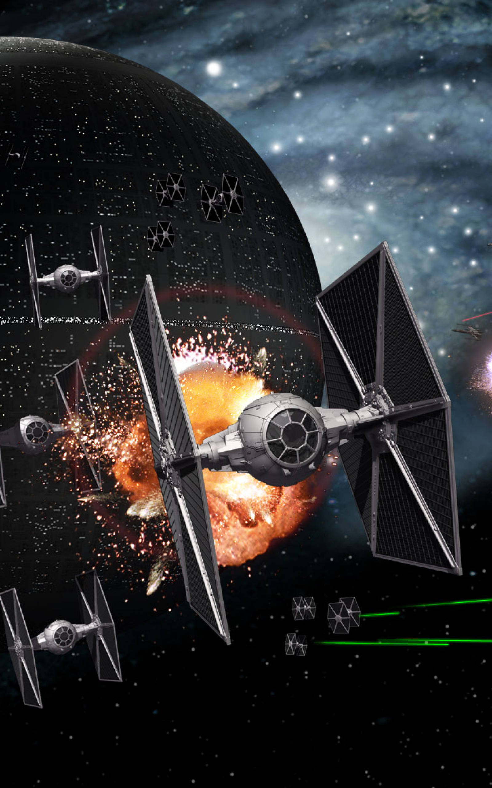 Death Star Mula Sa Star Wars Tablet Wallpaper