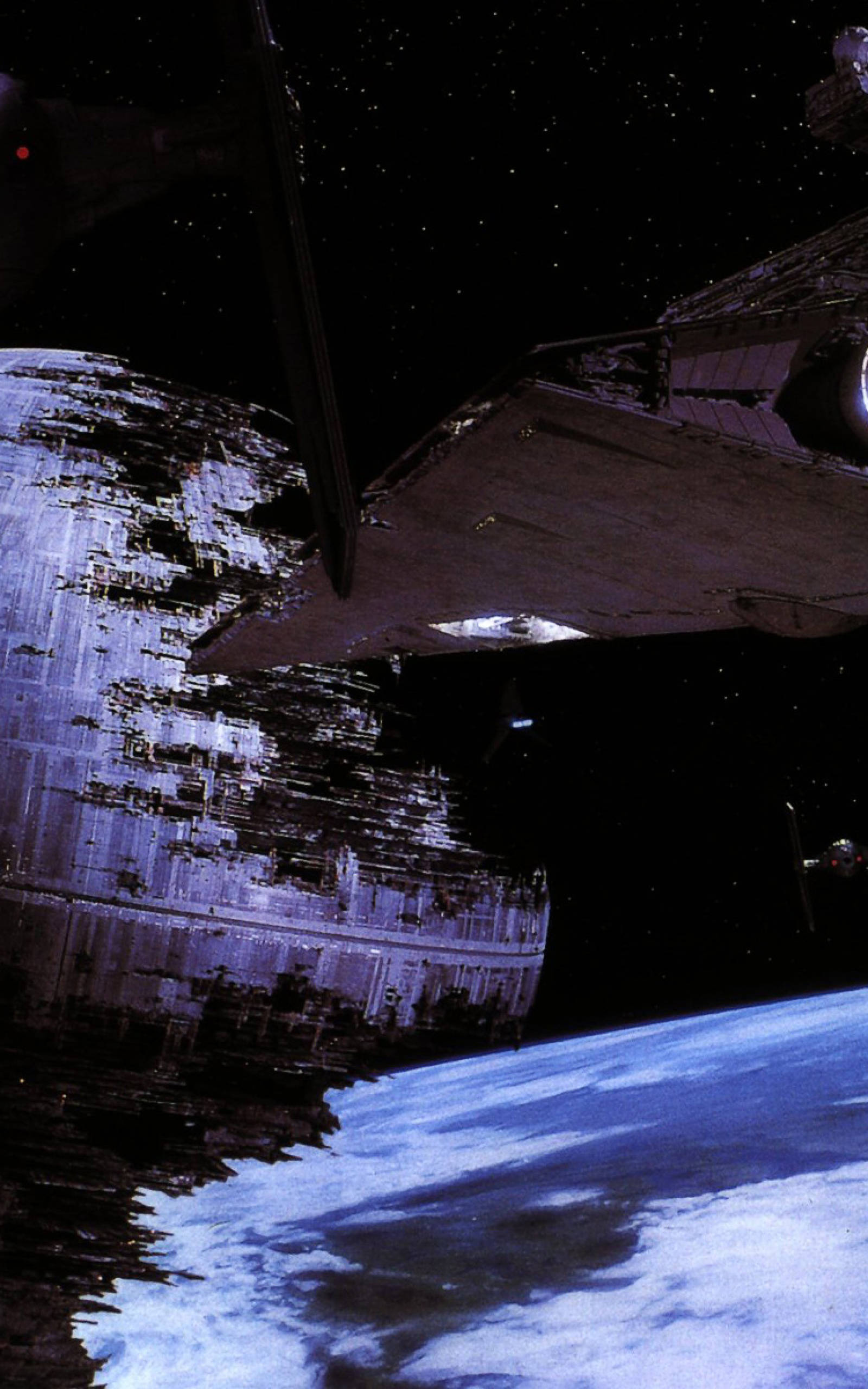 Death Star Sa Kalawakan Star Wars Tablet Wallpaper