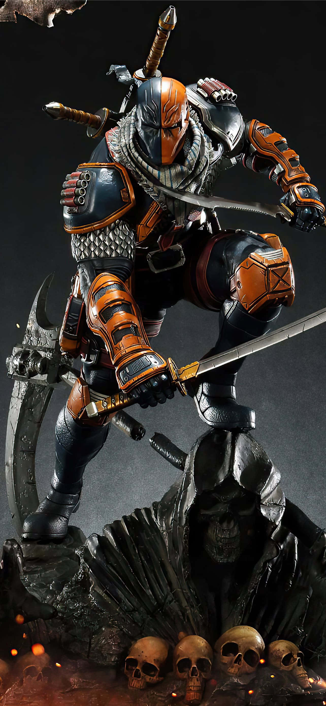 Deathstroke handa para sa labanan Wallpaper