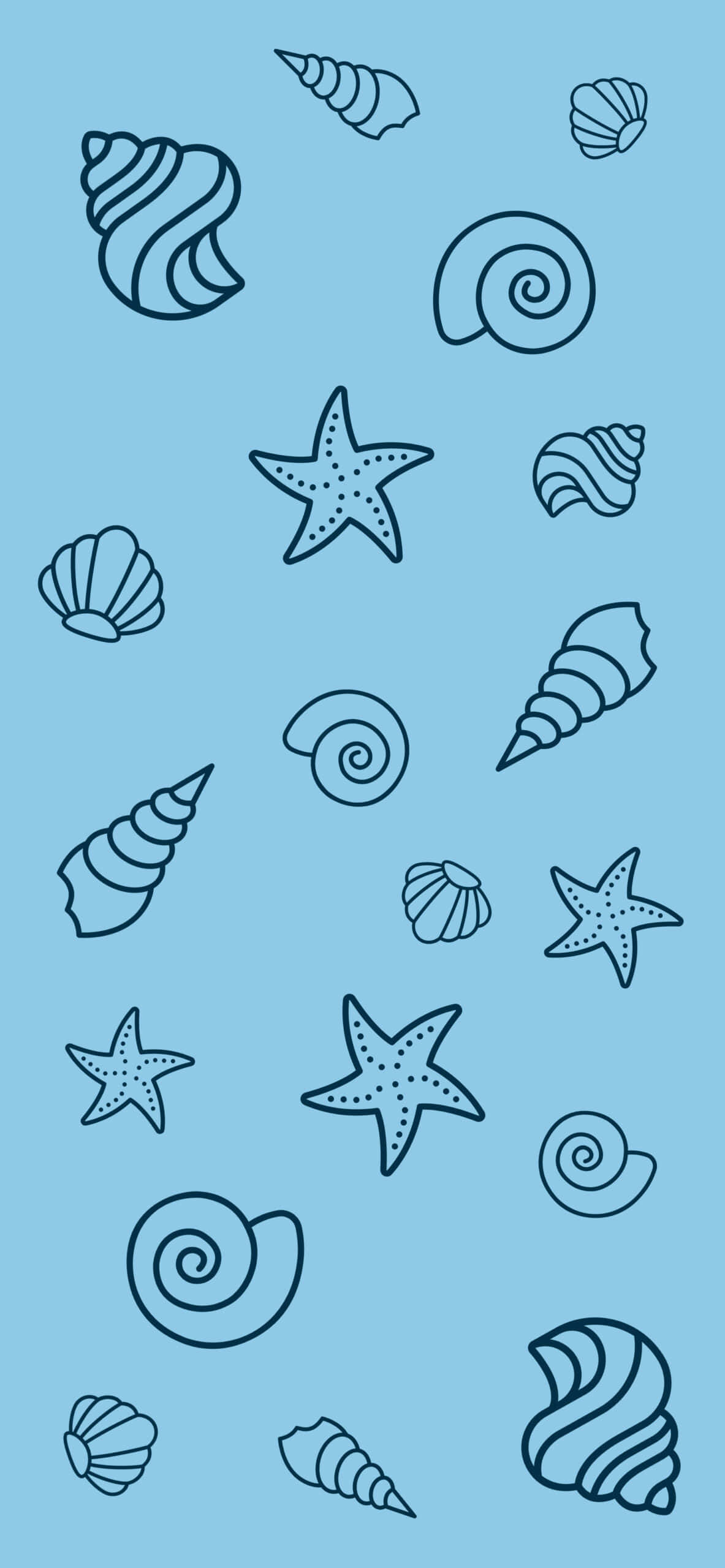 Delicate Baby Blue Abstract Background Wallpaper