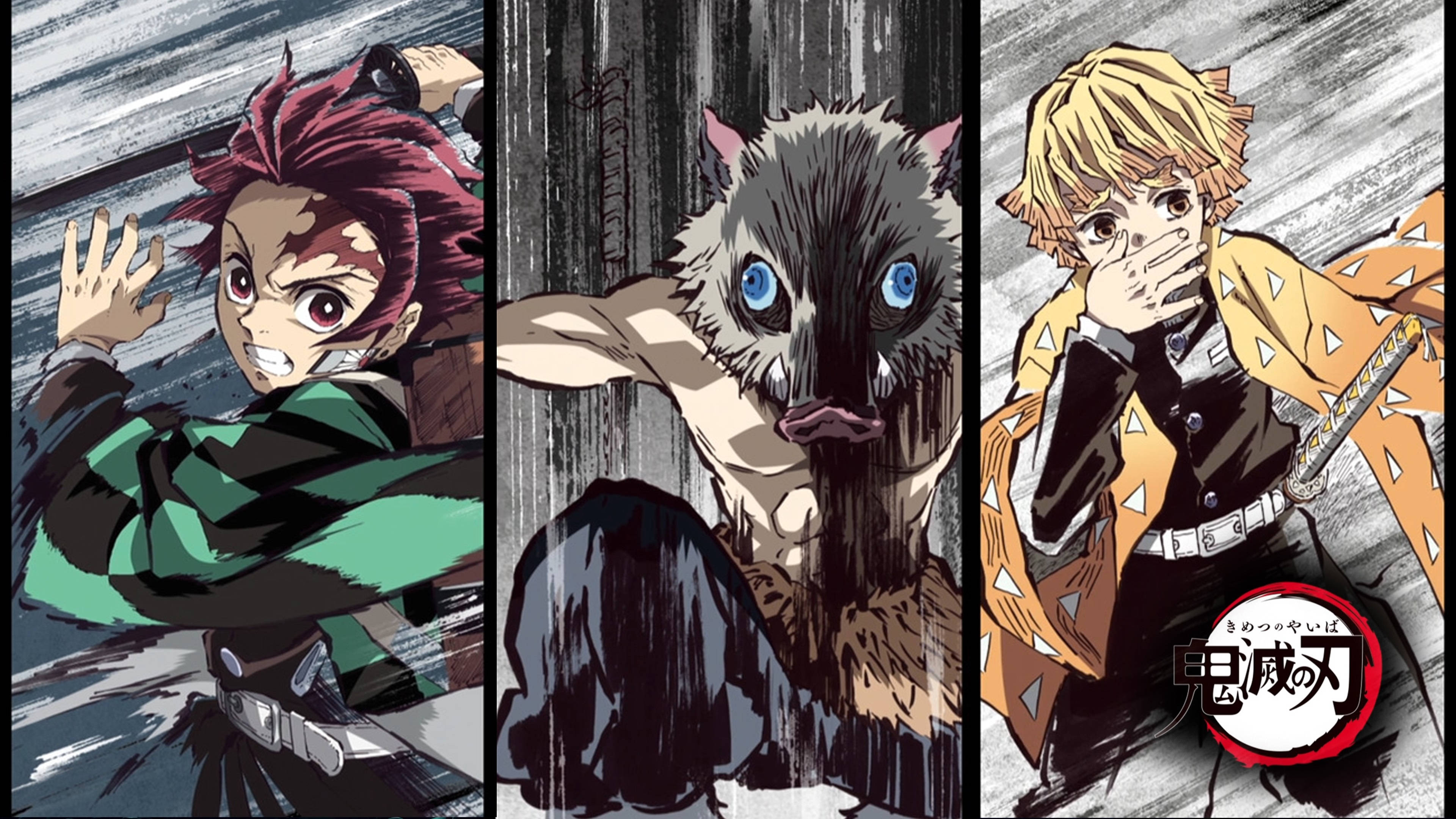 Demon Slayer 4K Dramatiko Wallpaper