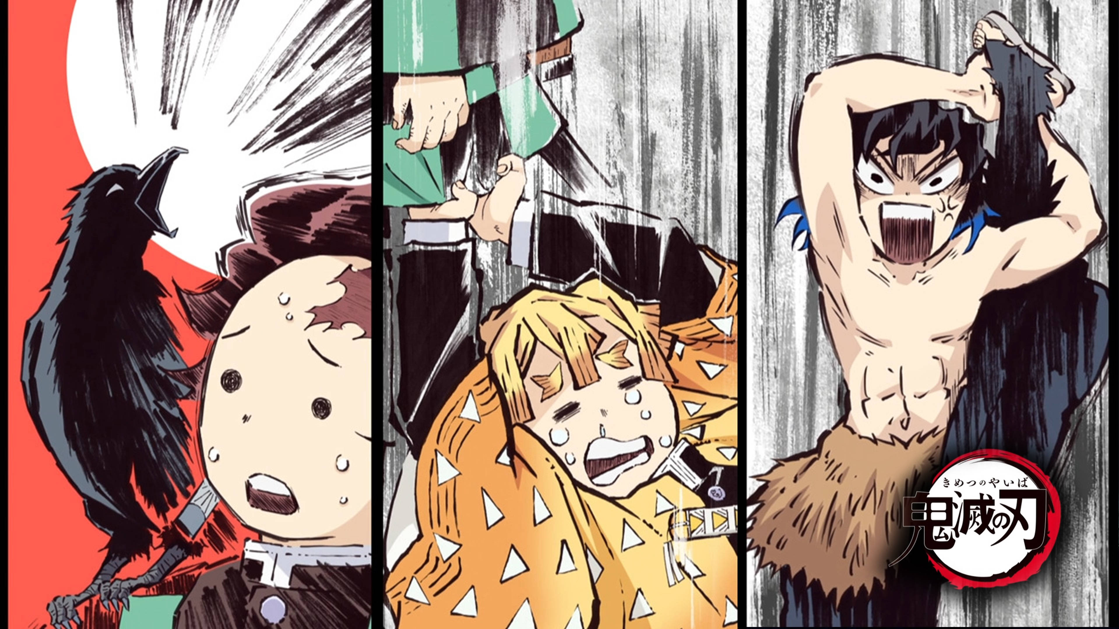 Demon Slayer 4K Nakakatawa Wallpaper