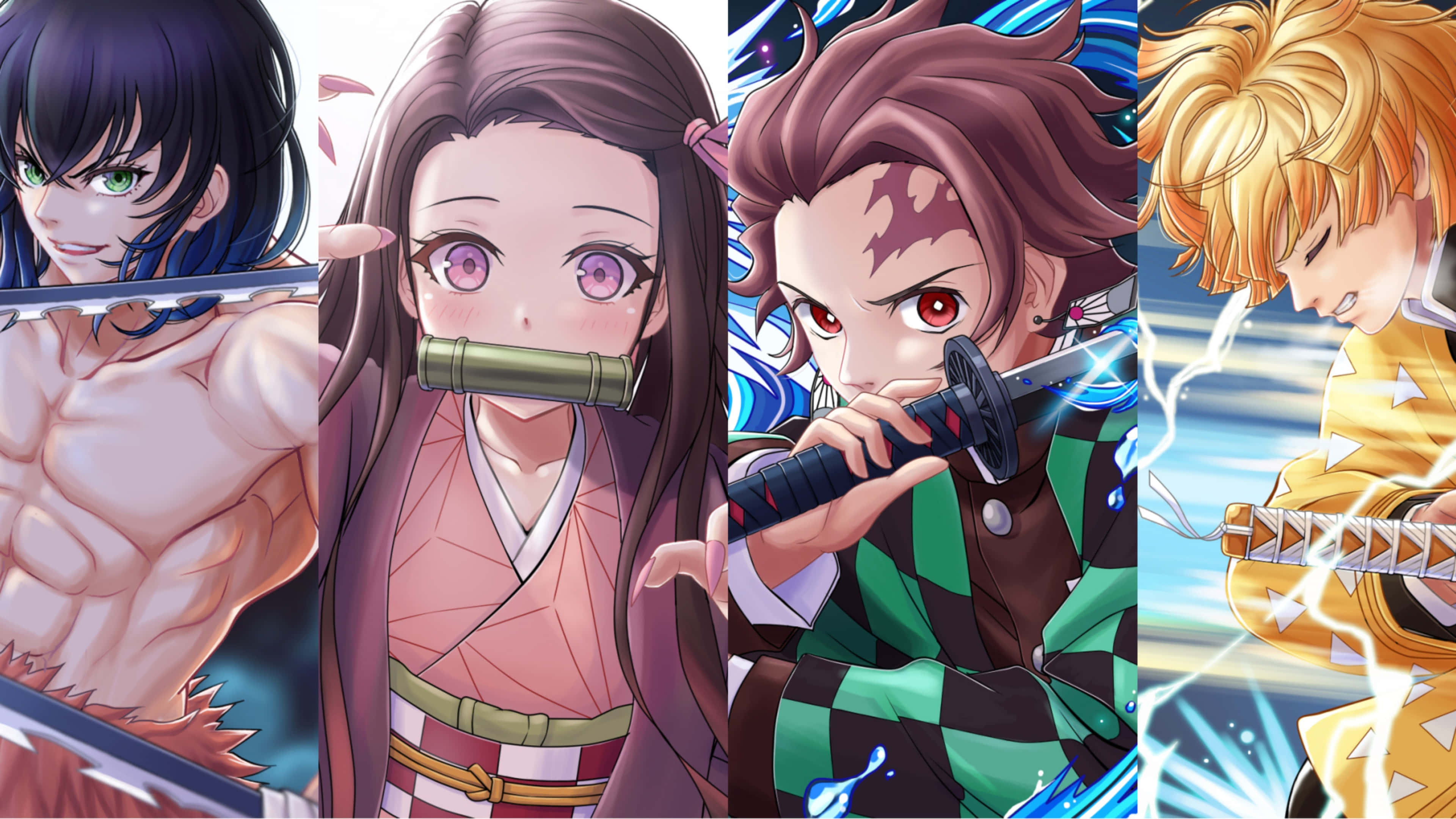 Demon Slayer: Harapin ang mga Kapangyarihang Tulad ng Diyos! Wallpaper