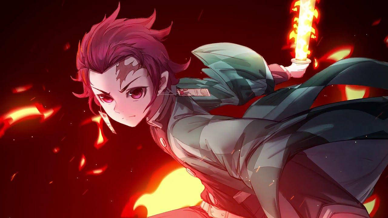 Demon Slayer Tanjiro Apoy Wallpaper