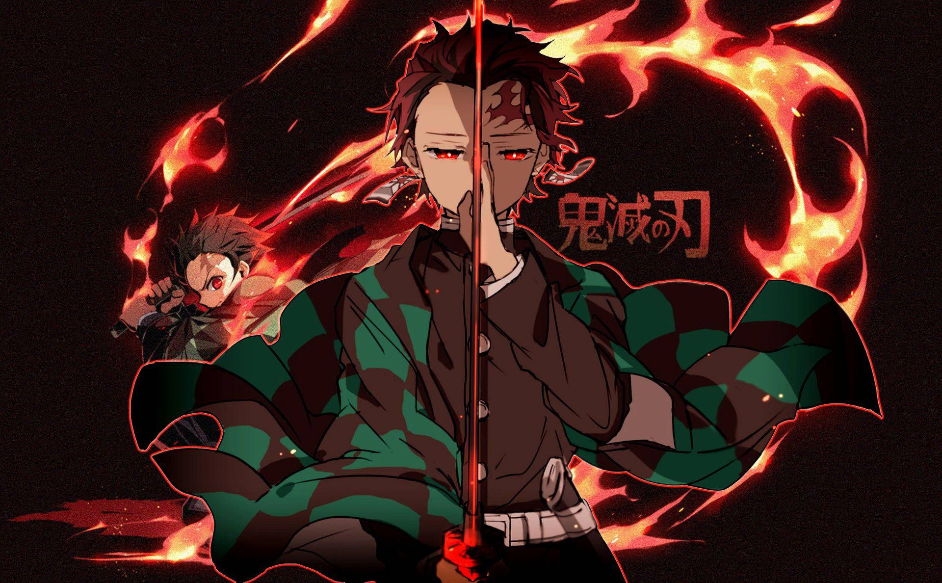 Demon Slayer Tanjiro Malinaw na Asul na Langit Wallpaper