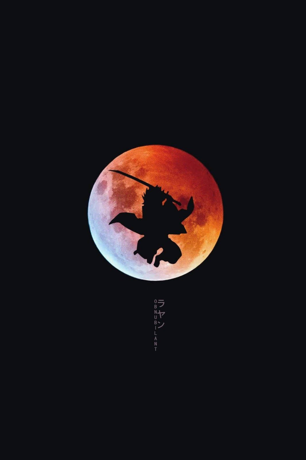 Demon Slayer Telepono Buwan Wallpaper