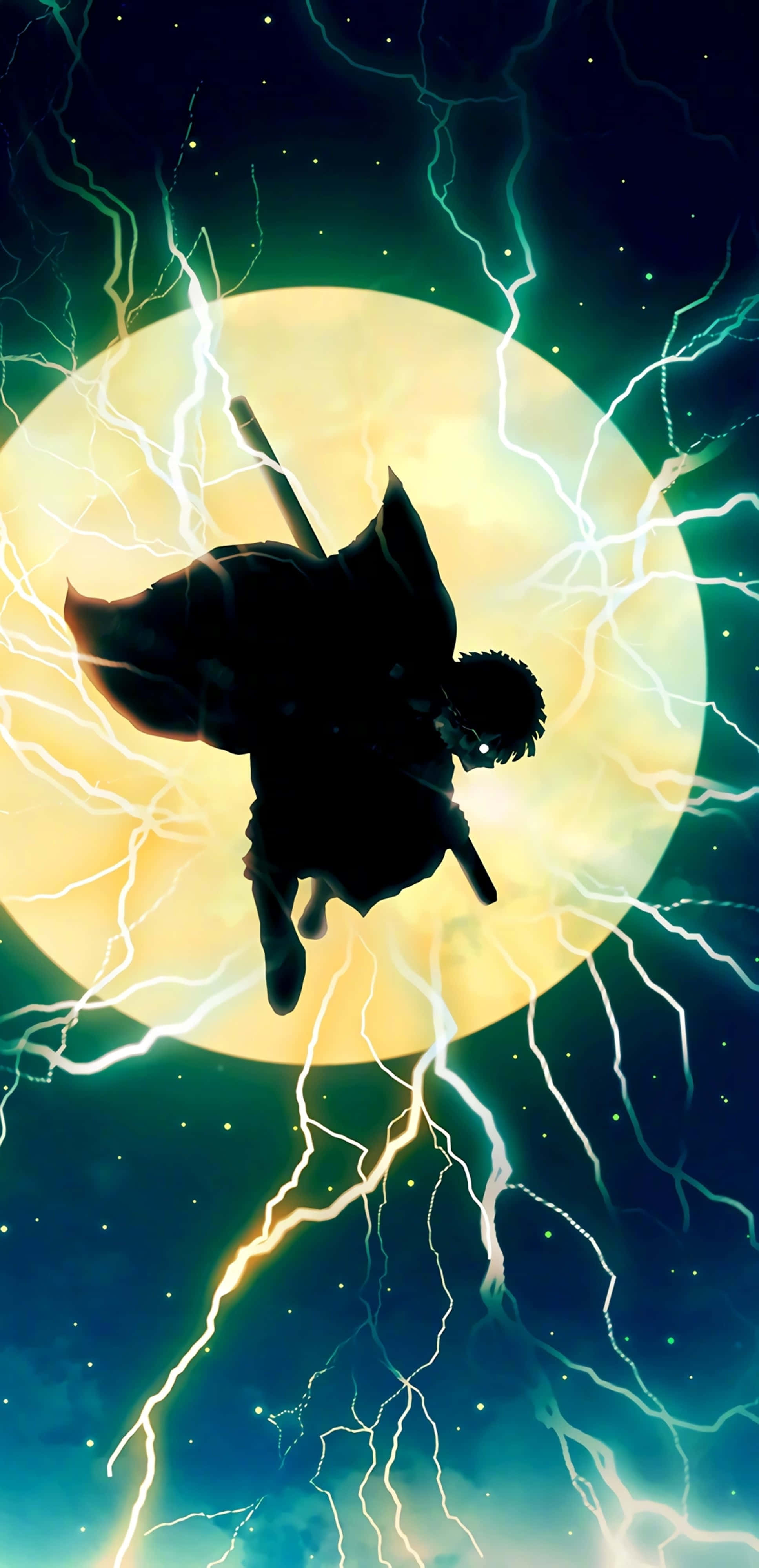 Demon Slayer Zenitsu Buwan 4K Wallpaper