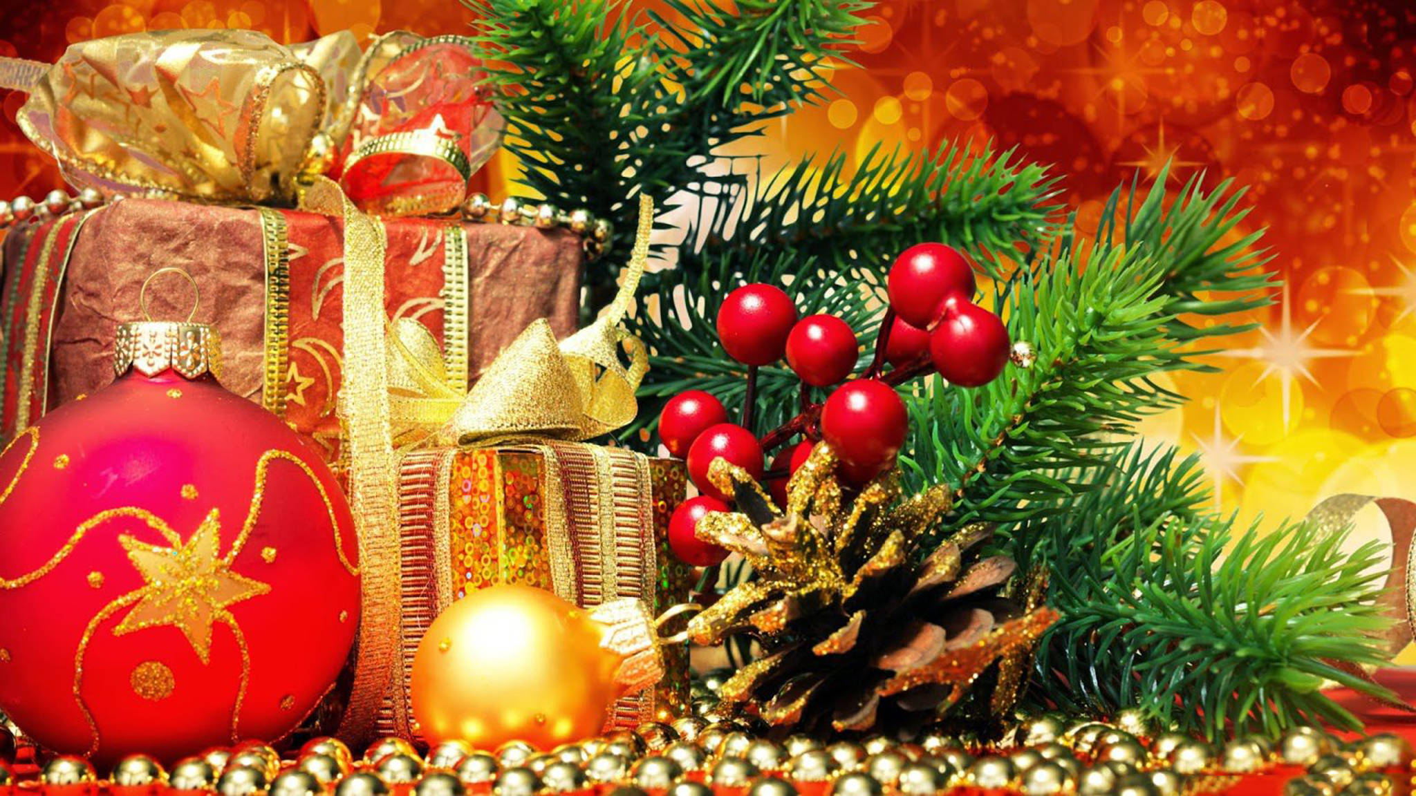 Desktop Background ng Pasko Wallpaper