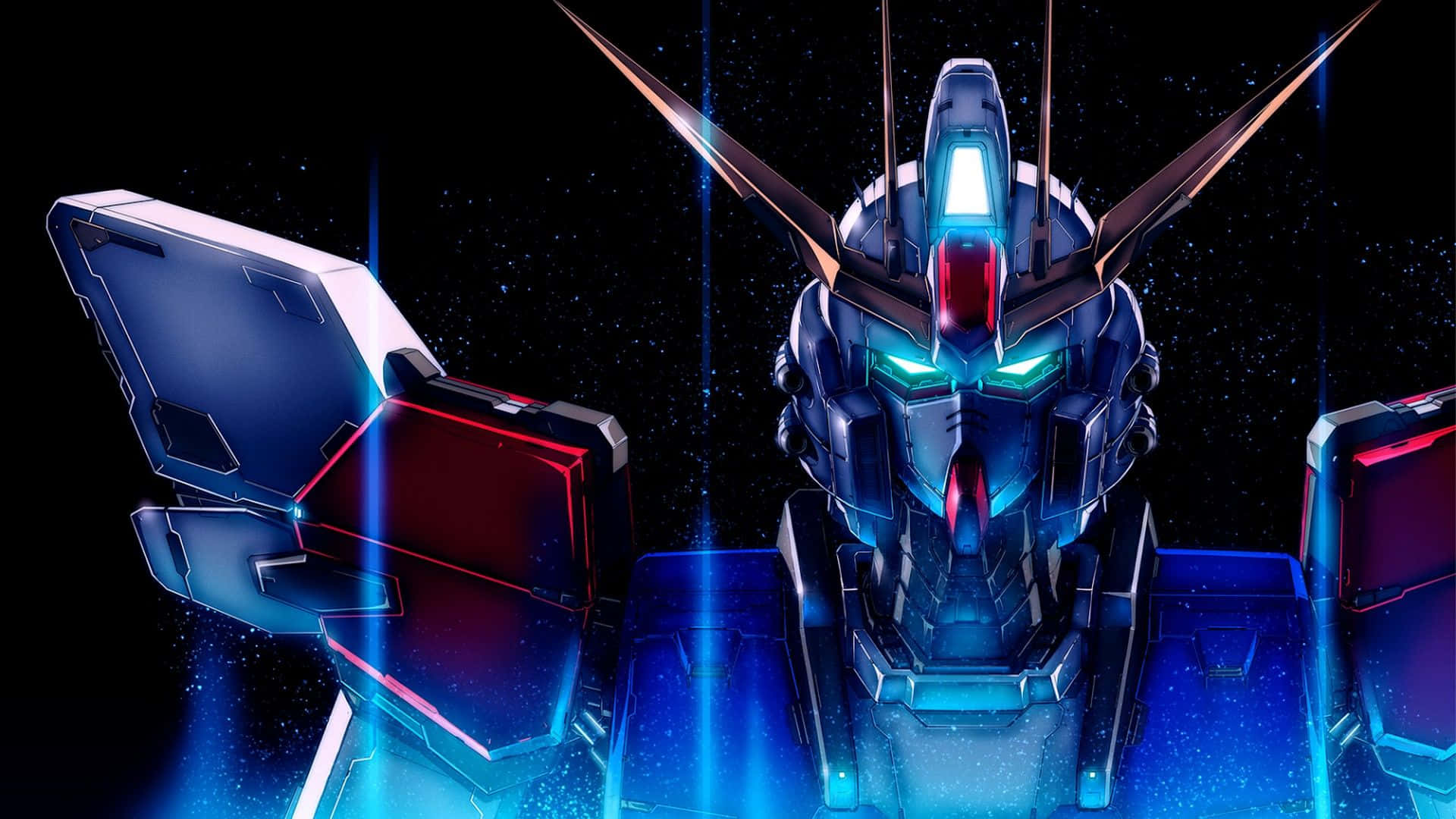 Desktop na Gundam na Kumikinang Wallpaper