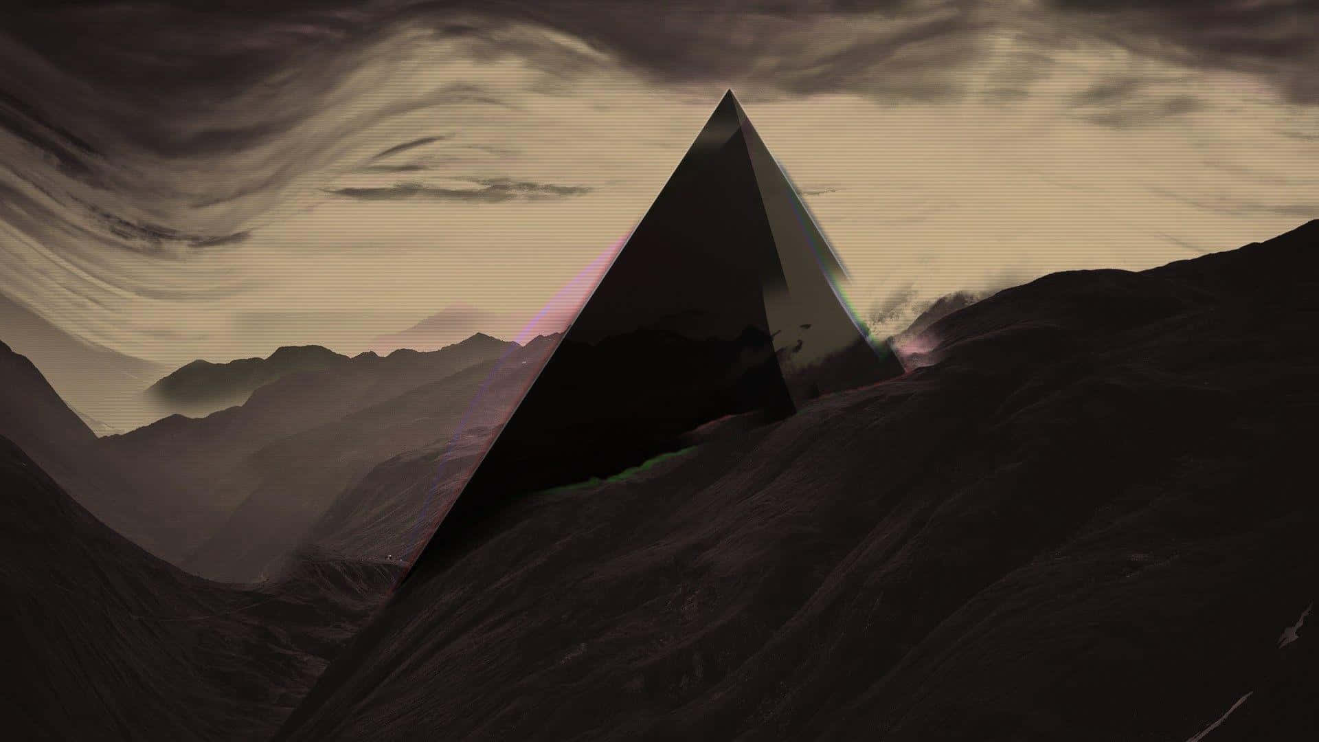 Desktop na Hipster Pyramids Wallpaper
