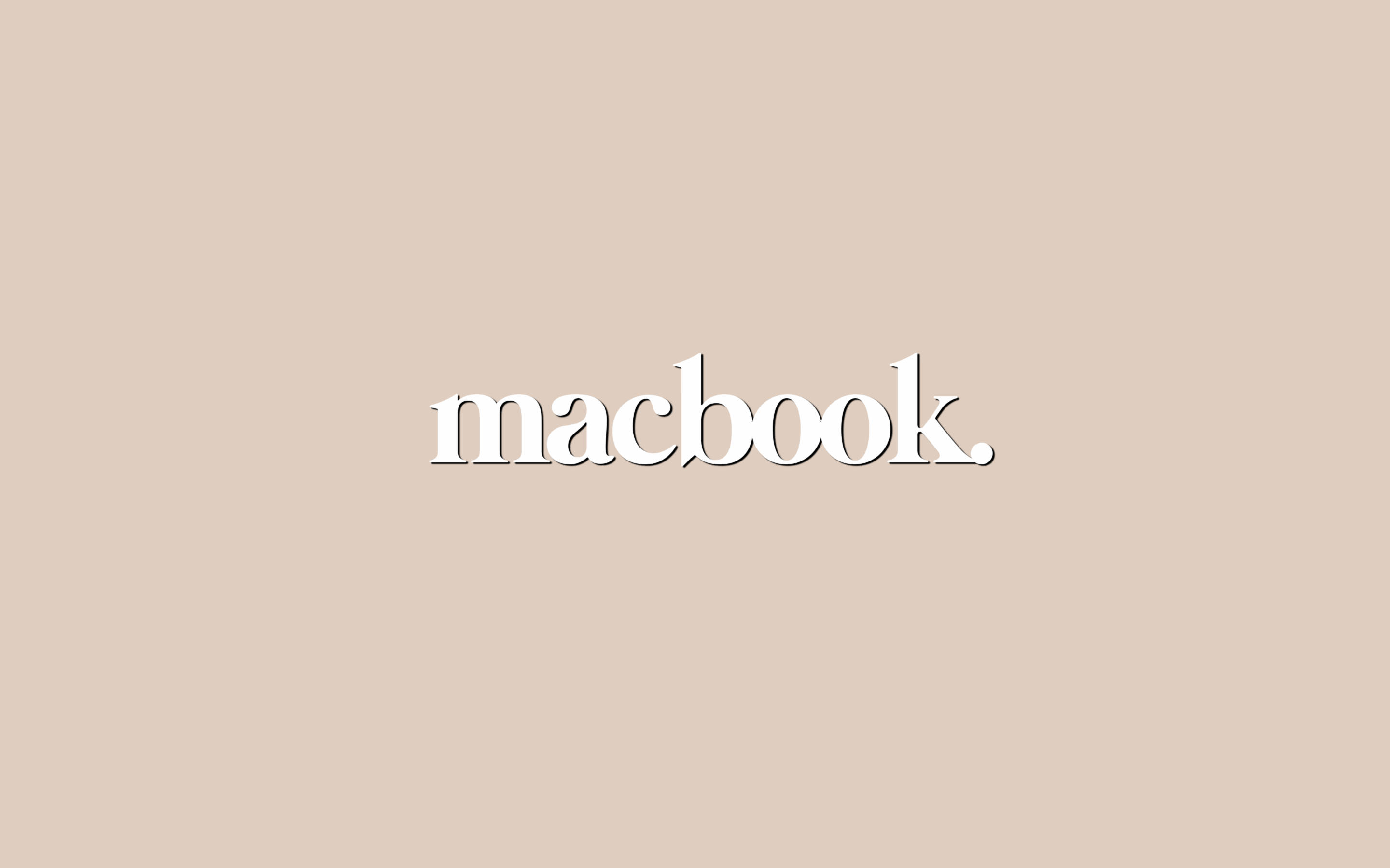Desktop na Minimal Aesthetic ng Macbook Wallpaper