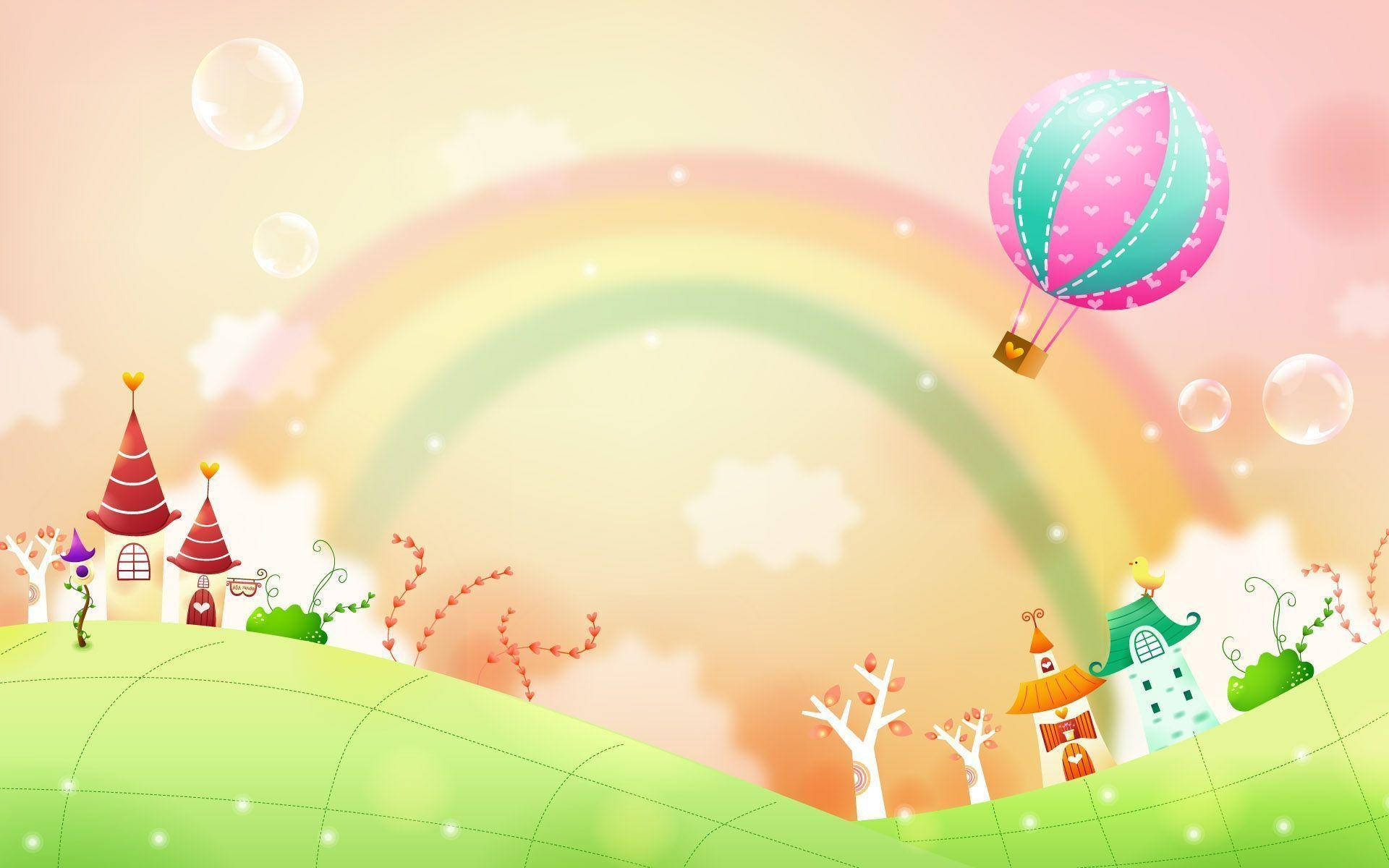 Desktop na Spring Landscape na Cute Wallpaper