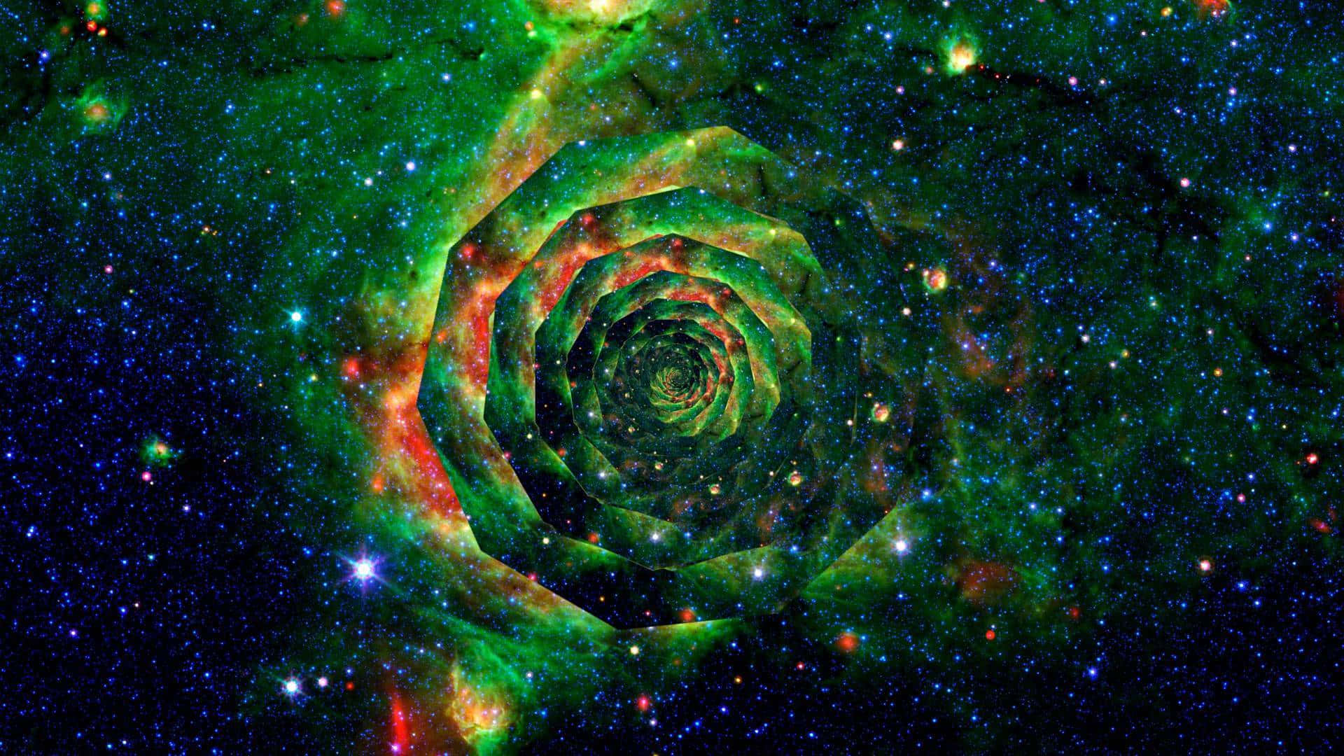 Desktop Trippy Cosmos Wallpaper
