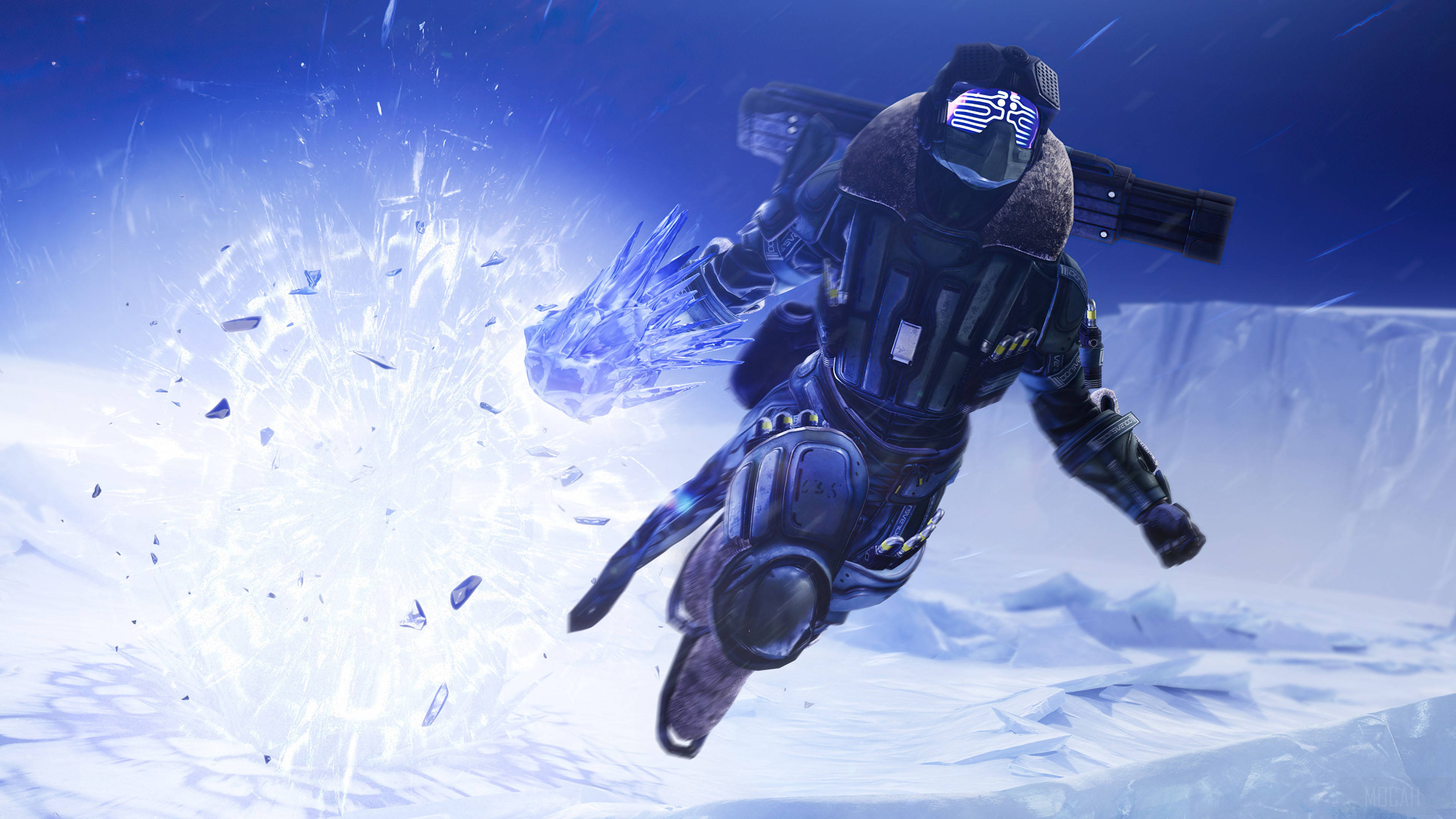 Destiny 2 Beyond Light na Karakter na Lumilipad Wallpaper