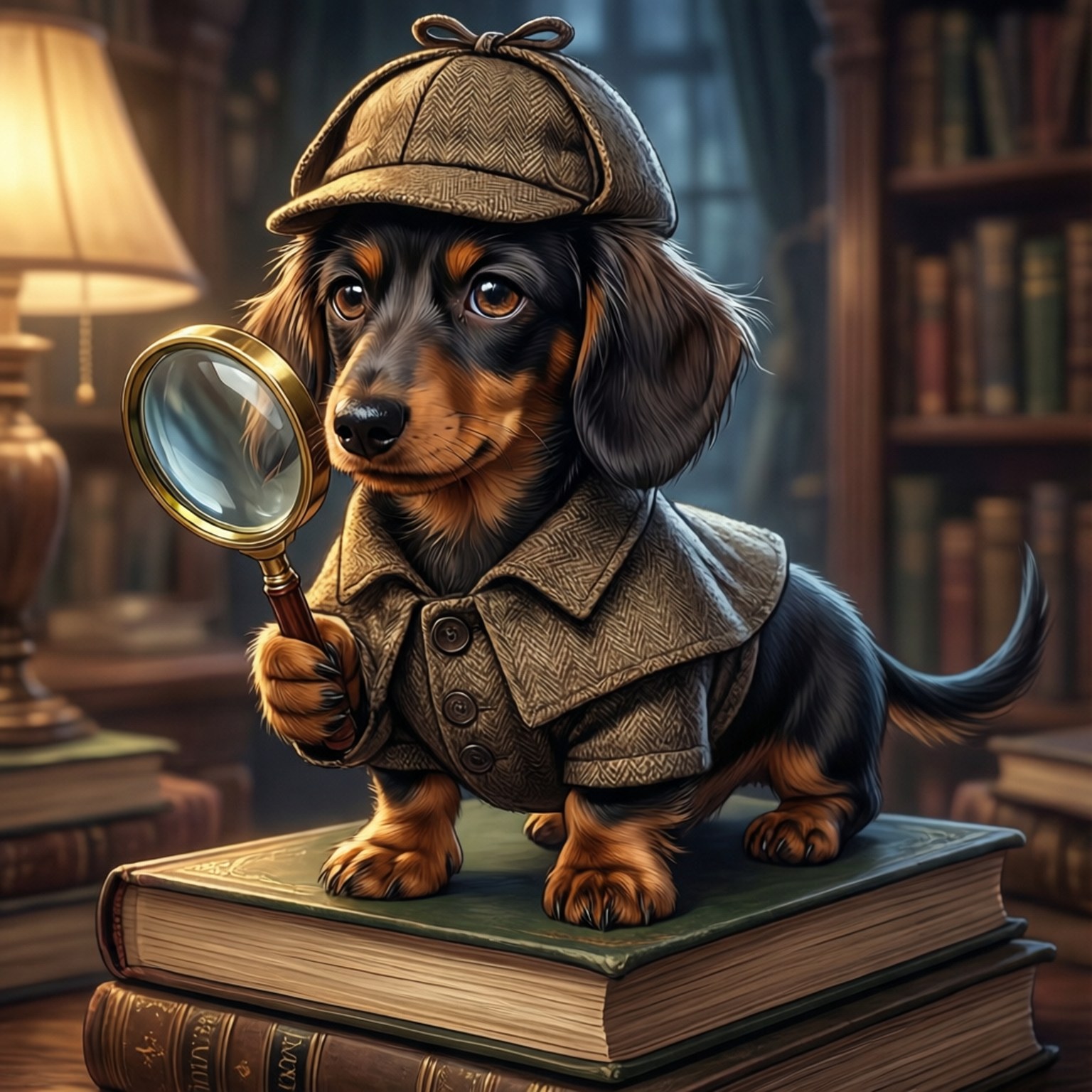 Detective Dachshund Wallpaper