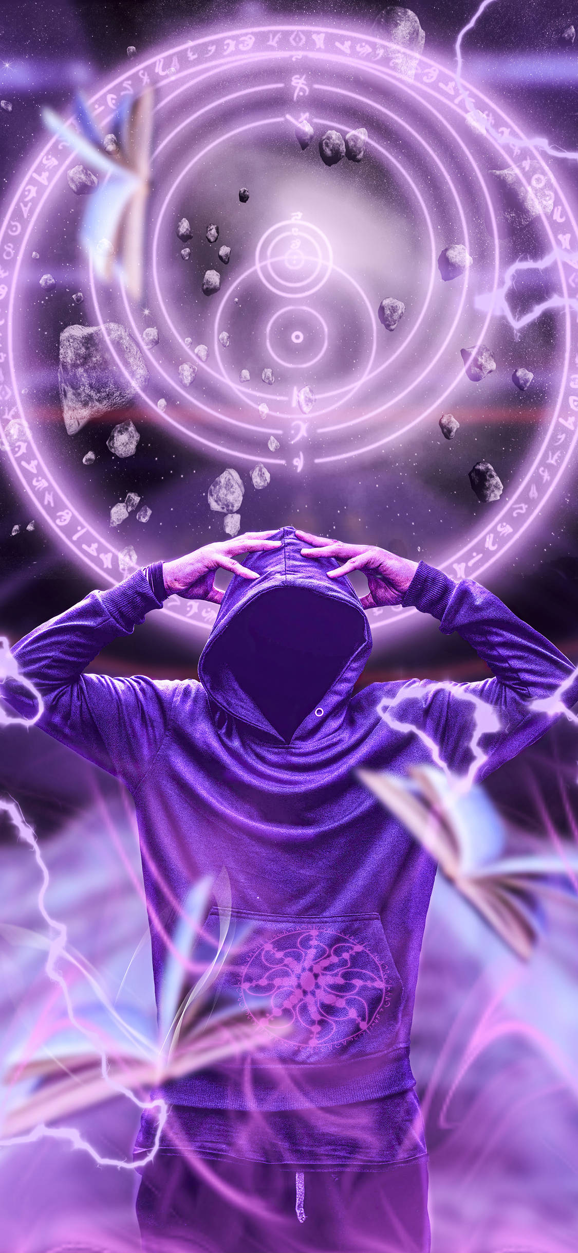 Di Kilalang Lalaki Purple Chakra Wallpaper