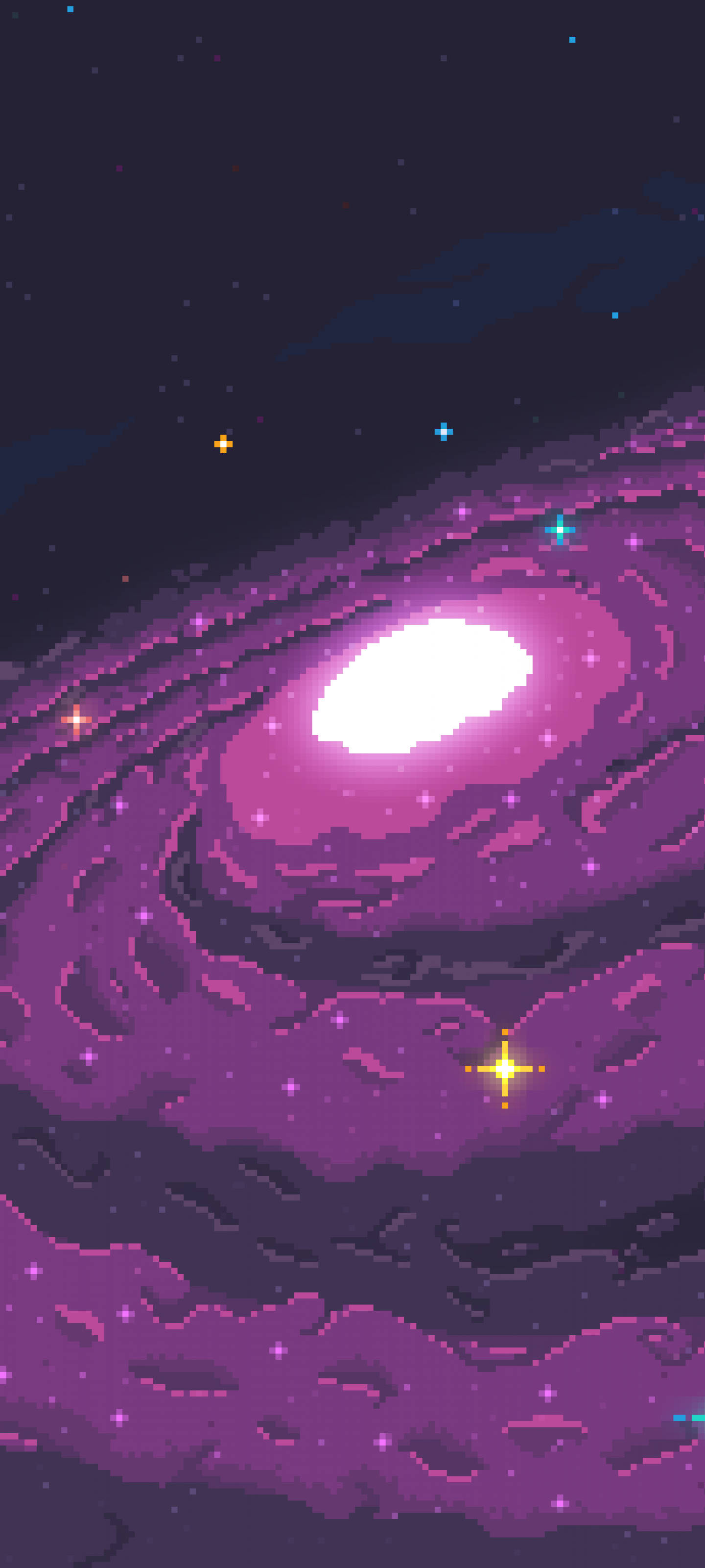 Digital Artwork gamit ang Dark Pixel Wallpaper