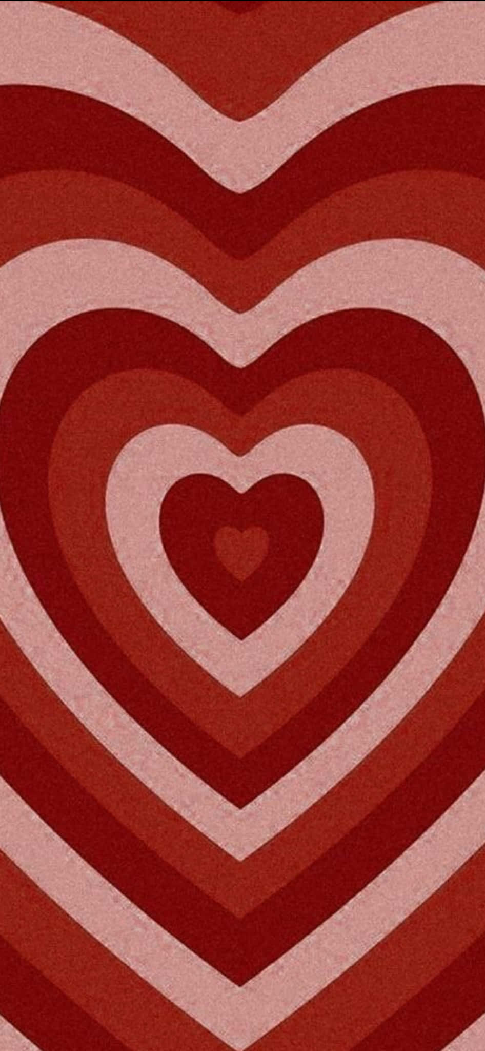 Digital Artwork Heart Shape Aesthetic Valentine's Day Wallpaper