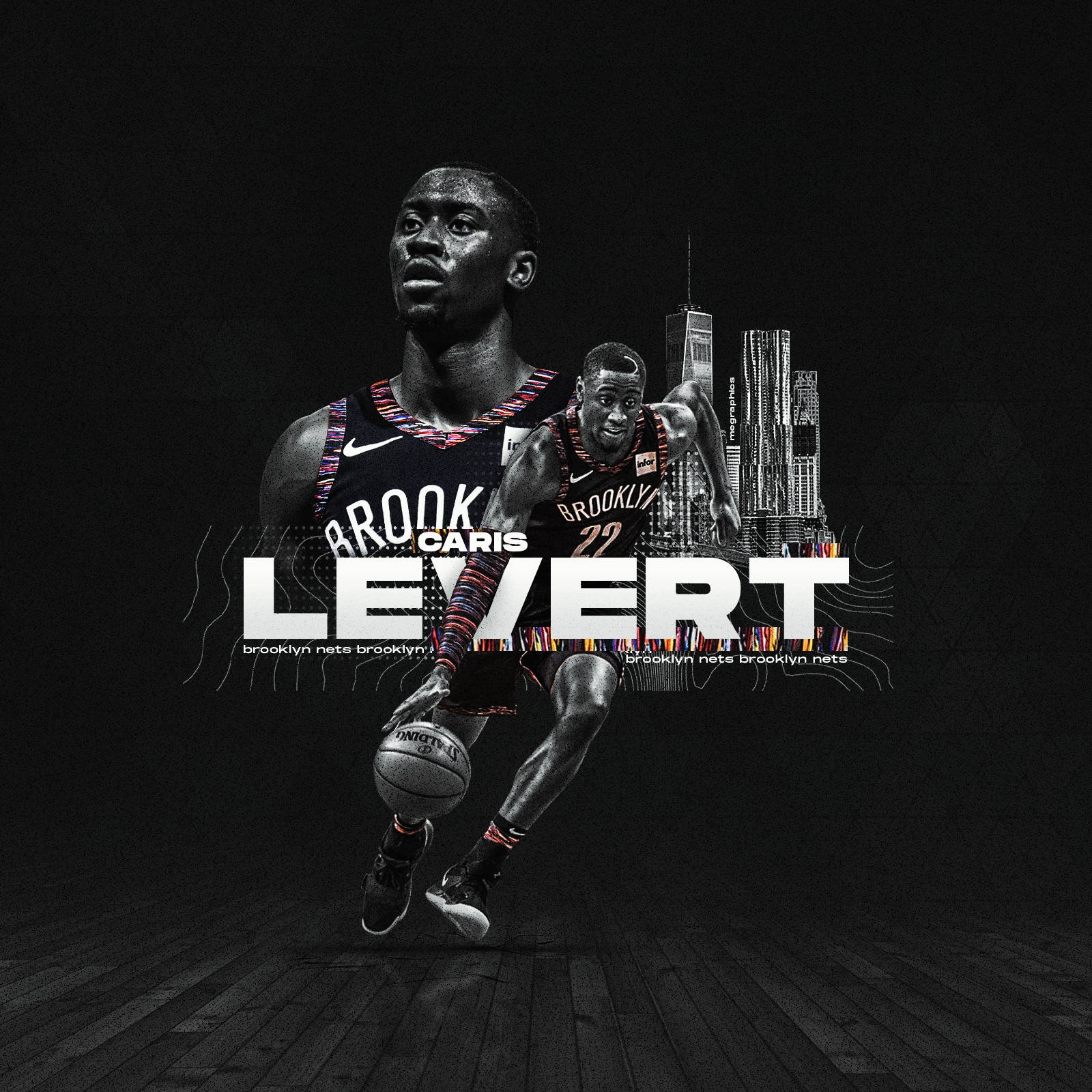 Digital Cover ni Brooklyn Caris Levert Wallpaper