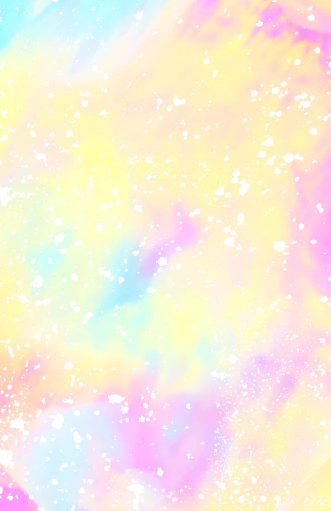 Dilaw na Pastel na Tie Dye na Background Wallpaper