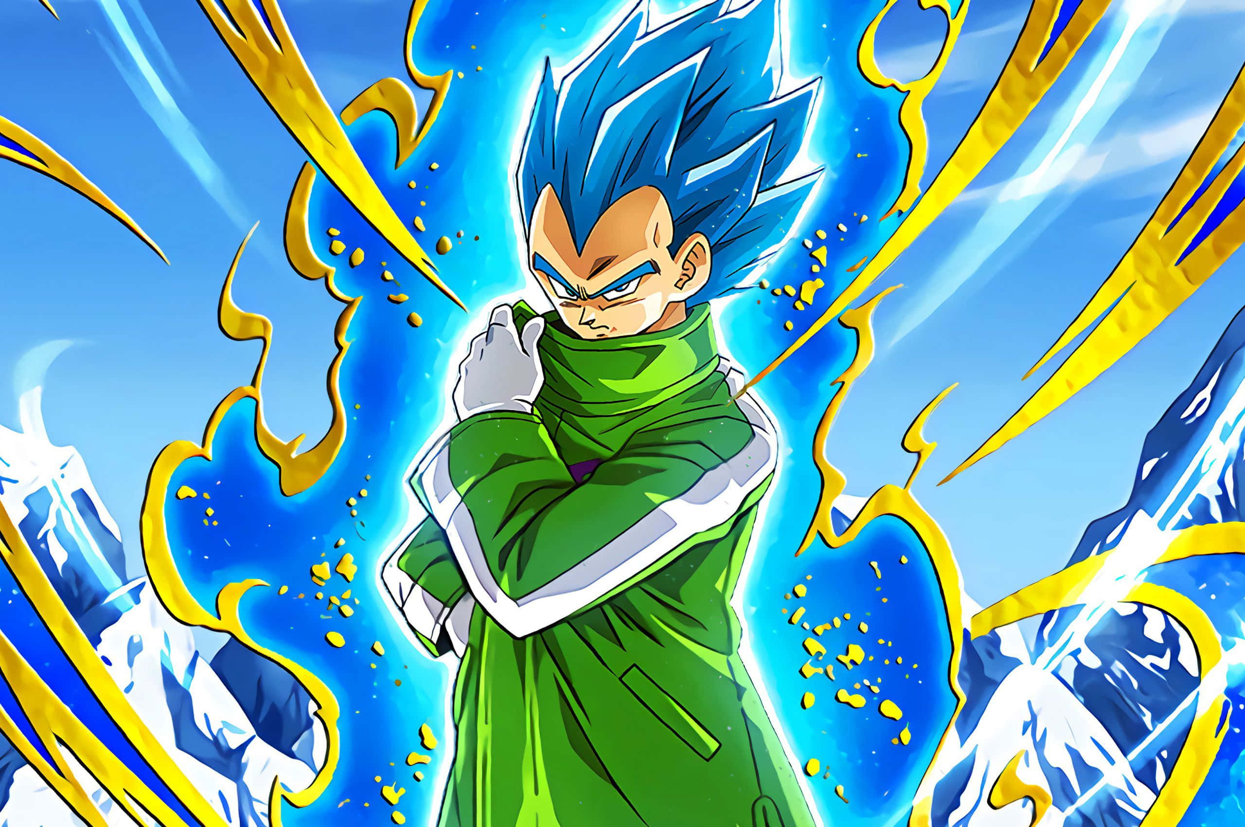 Dinala ni Freeza si Broly upang labanan sina Goku at Vegeta sa Dragon Ball Super Broly Wallpaper