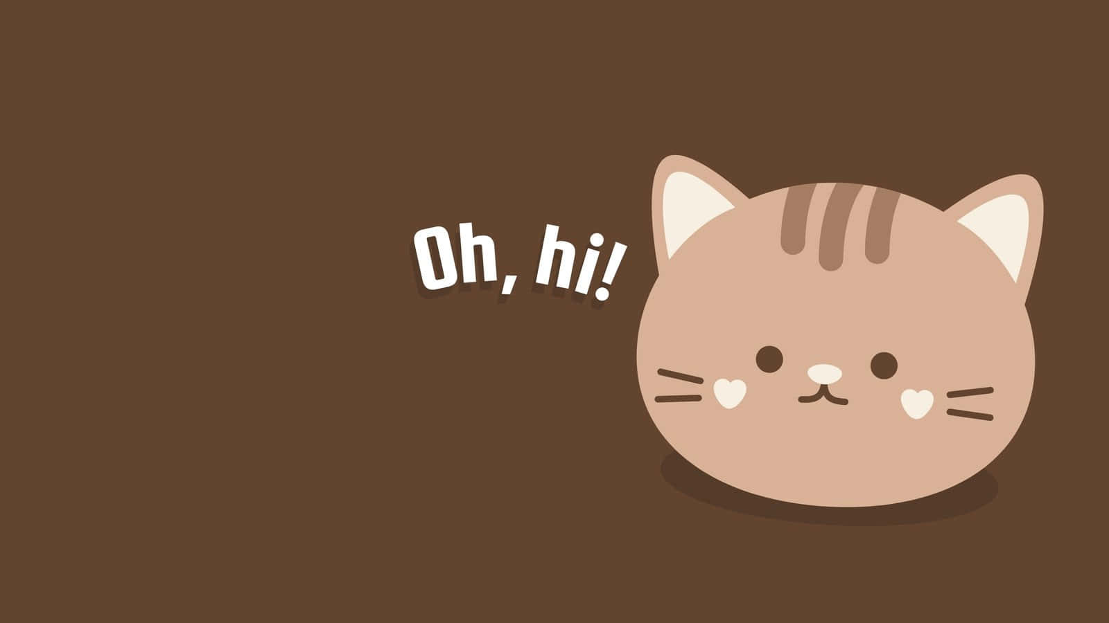 Disenyo ng Cute na Pusa para sa PC Wallpaper