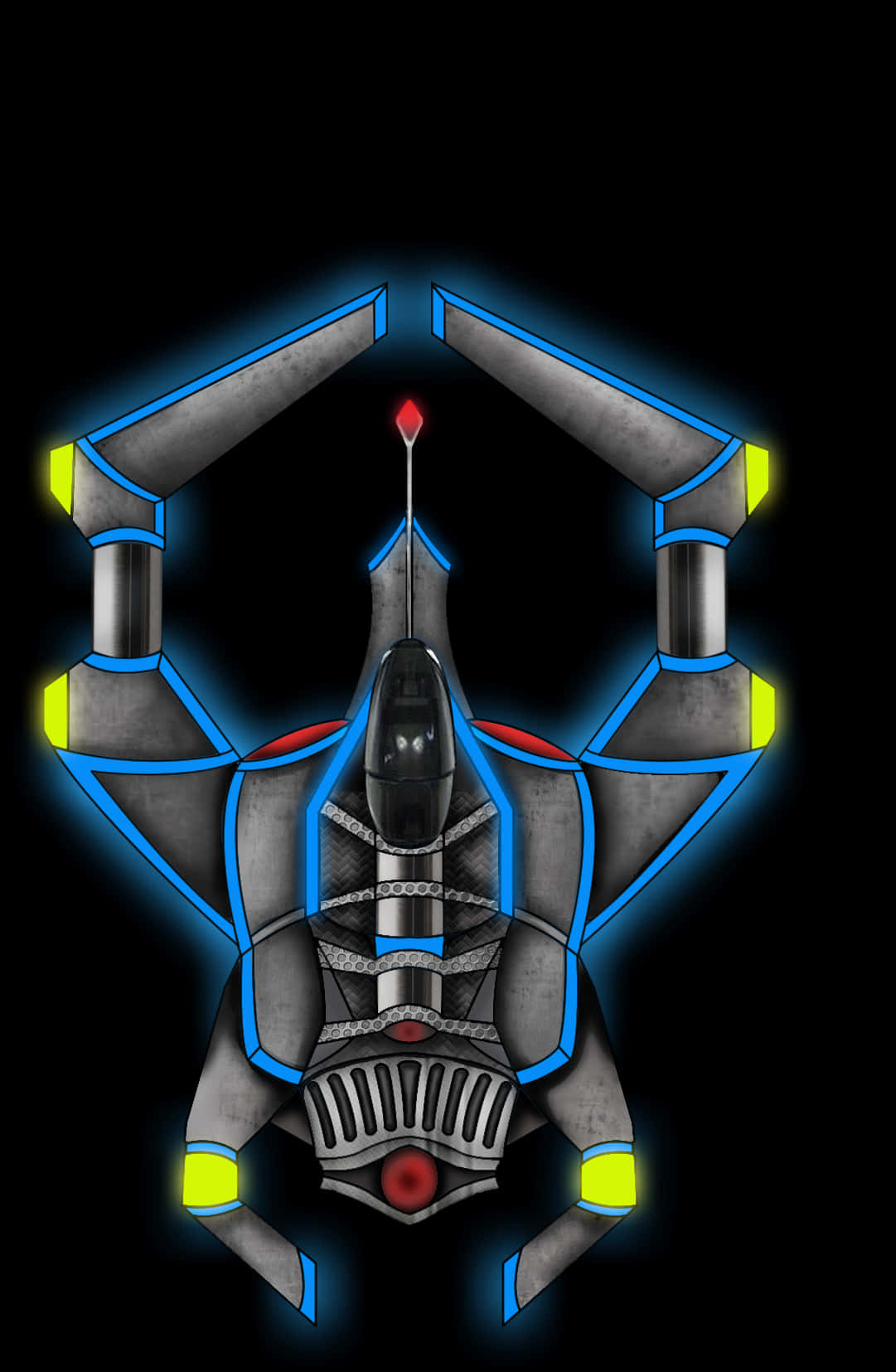 Disenyo ng Futuristic na Sasakyang Pangkalawakan Wallpaper
