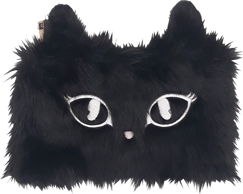Disenyo ng Itim na Pusa na Pitaka Wallpaper