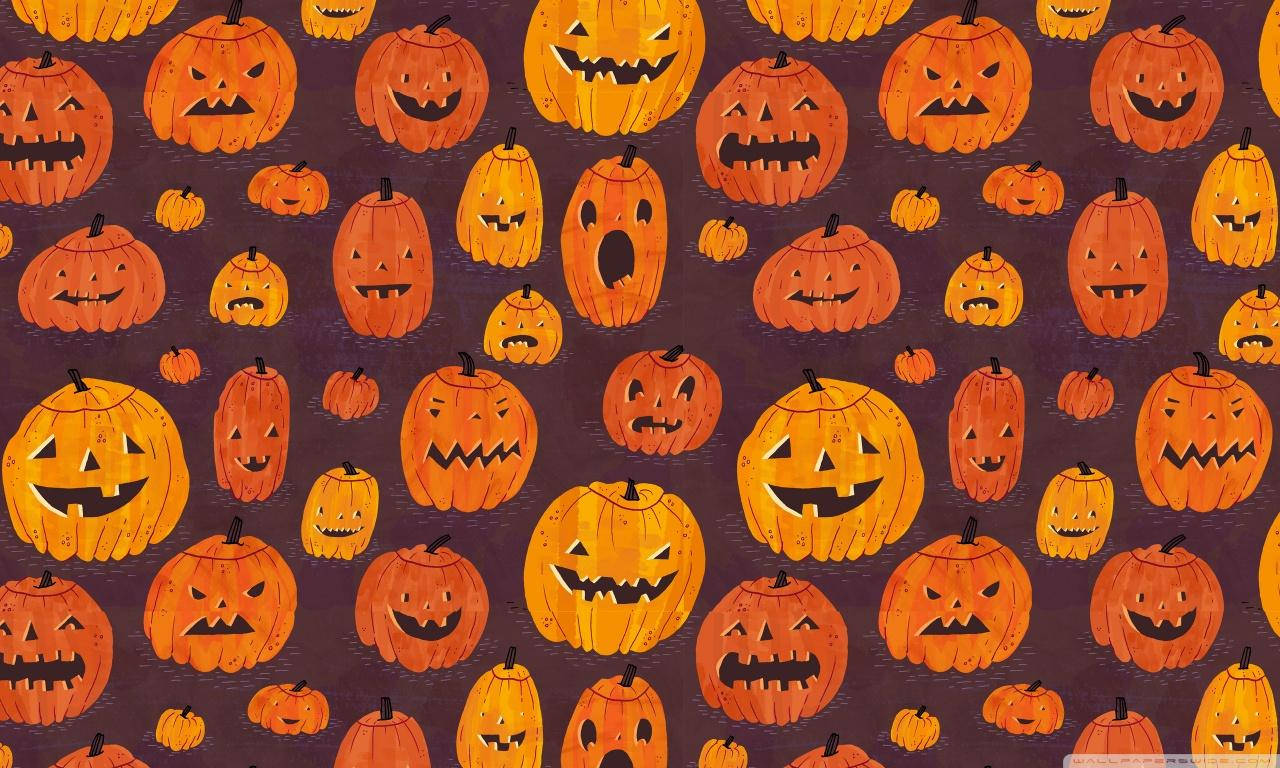 Disenyo ng Lumbreng Pang-Halloween na Luma Wallpaper