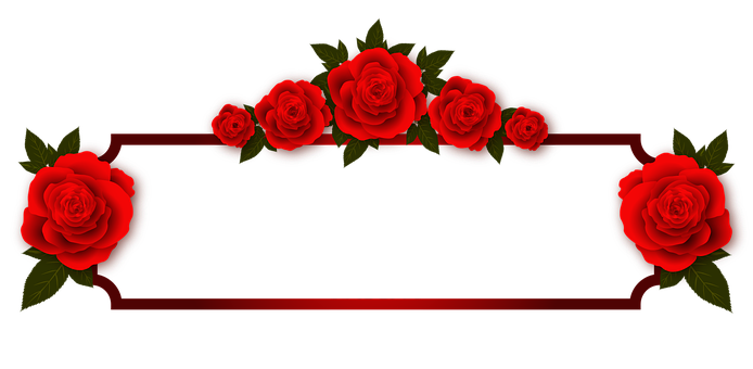 Disenyo ng Pulang Rosas na Bandila Wallpaper