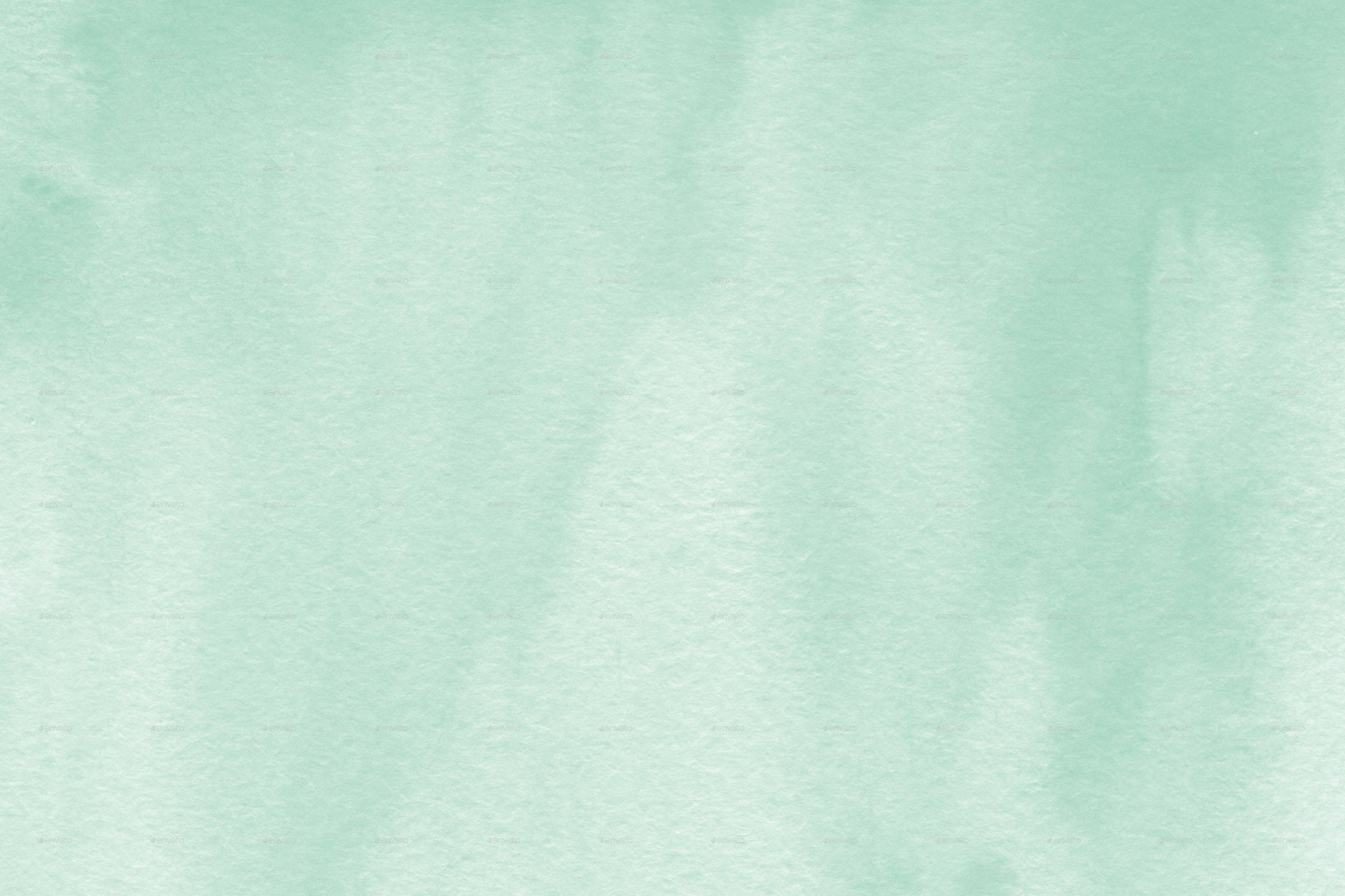 Disenyong Pastel Green Watercolor Wallpaper