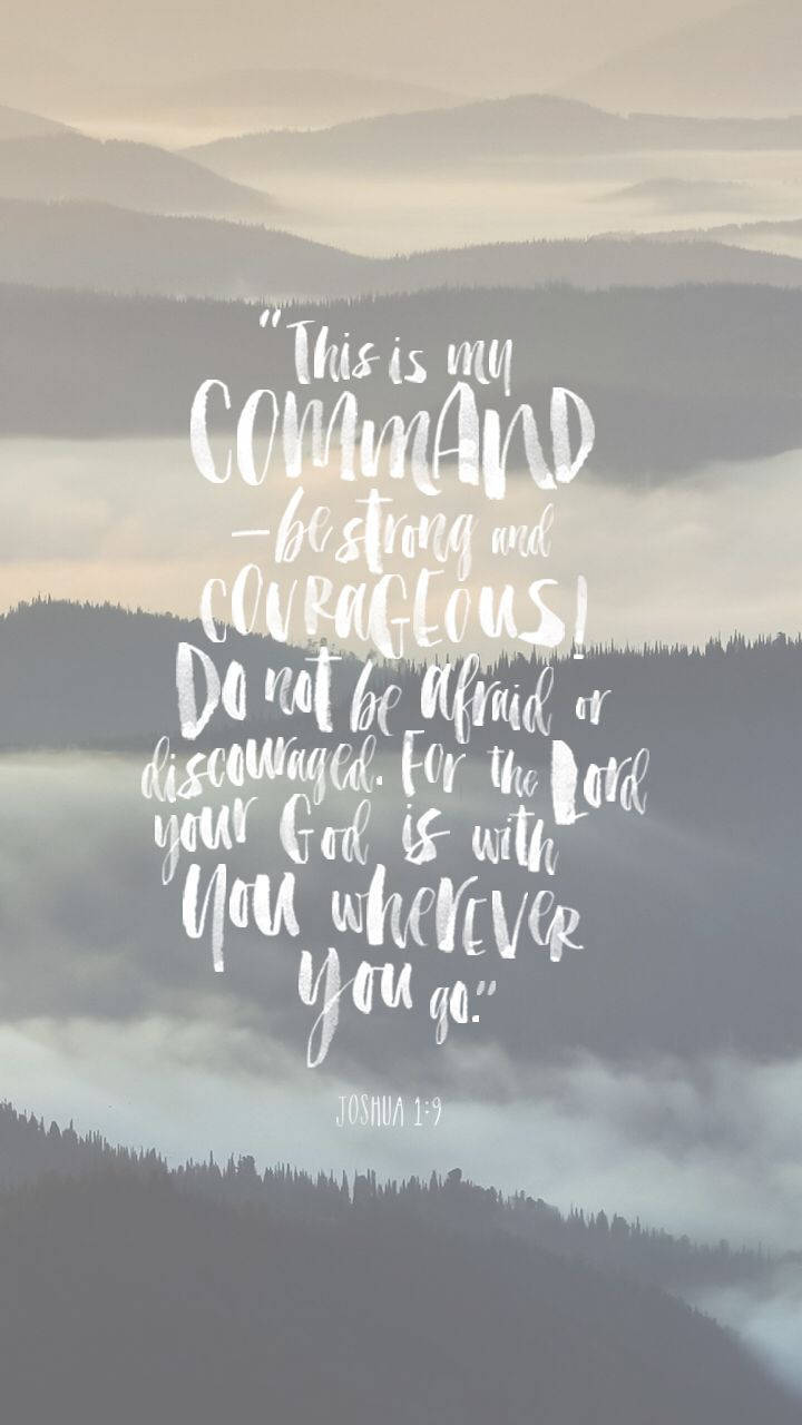 Disenyong Sining ng Talata sa Bibliya Wallpaper