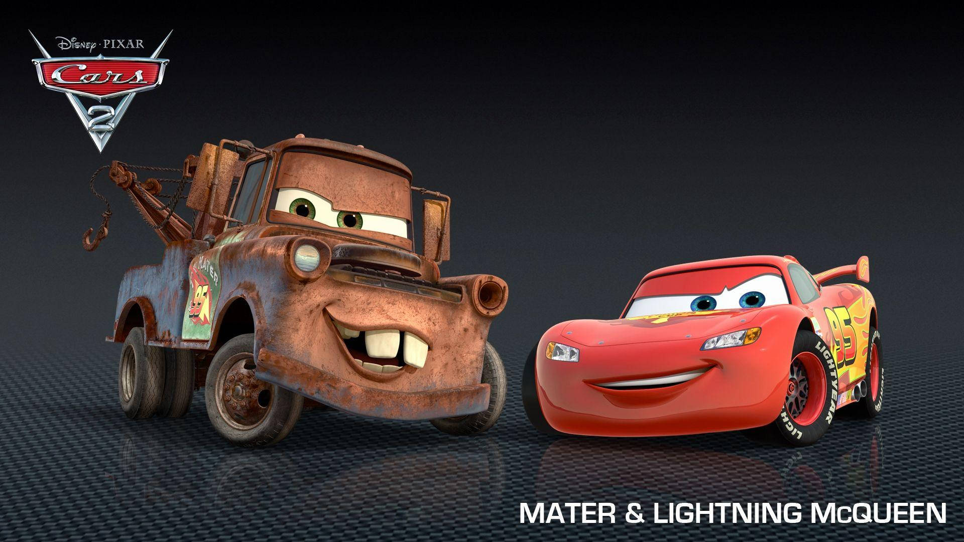 Disney 1920x1080 HD Cars Lightning McQueen at Mater Wallpaper