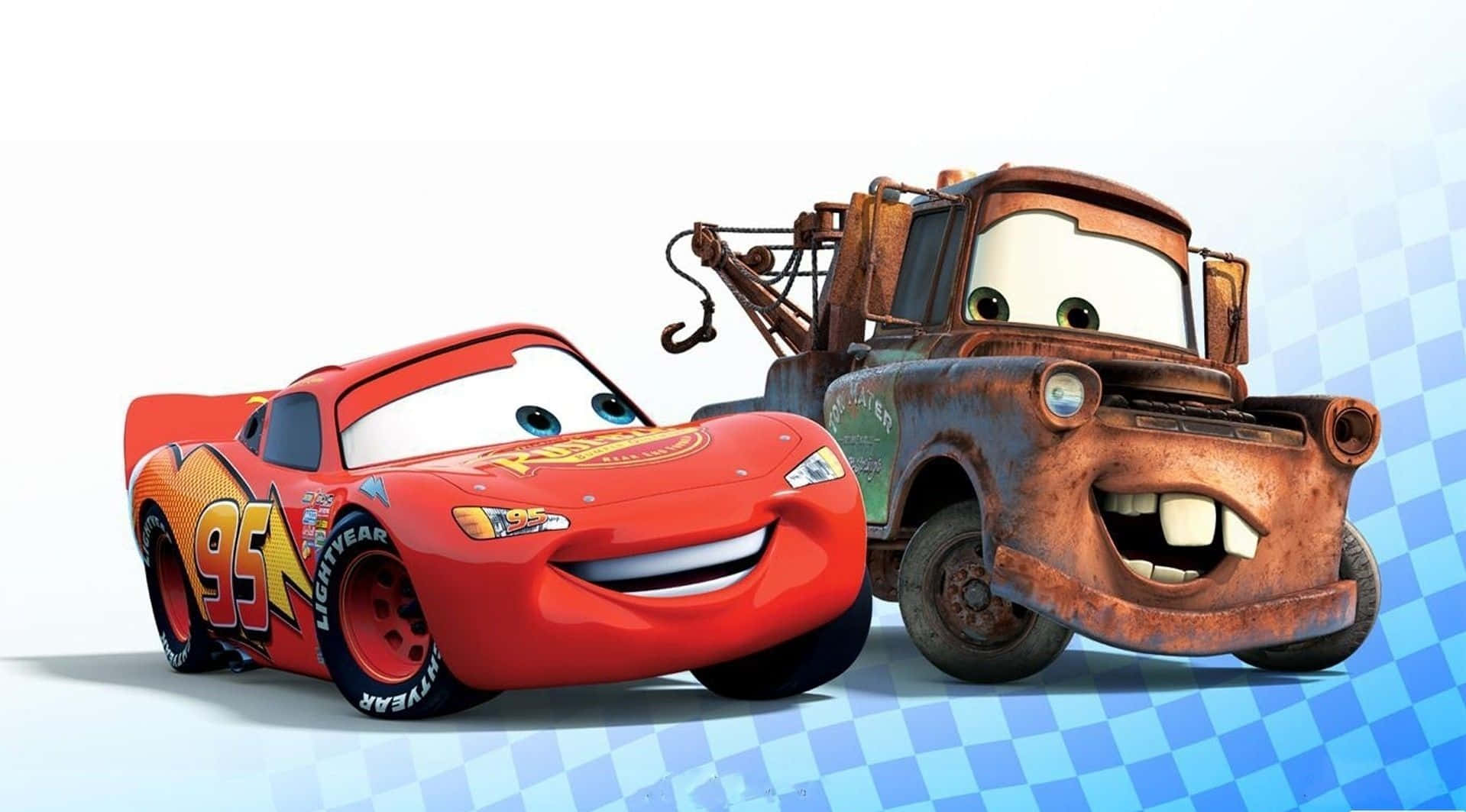 disney cars - si lightning mcqueen at mcqueen Wallpaper